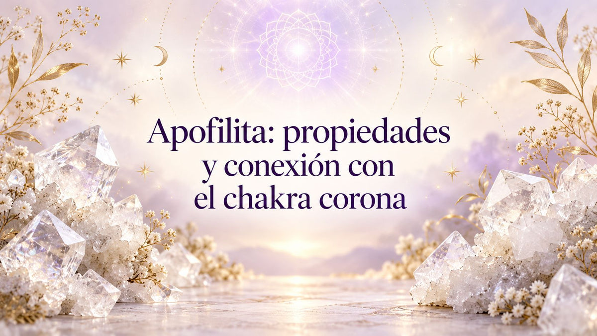 Apofilita: propiedades, significado y conexión con el chakra corona