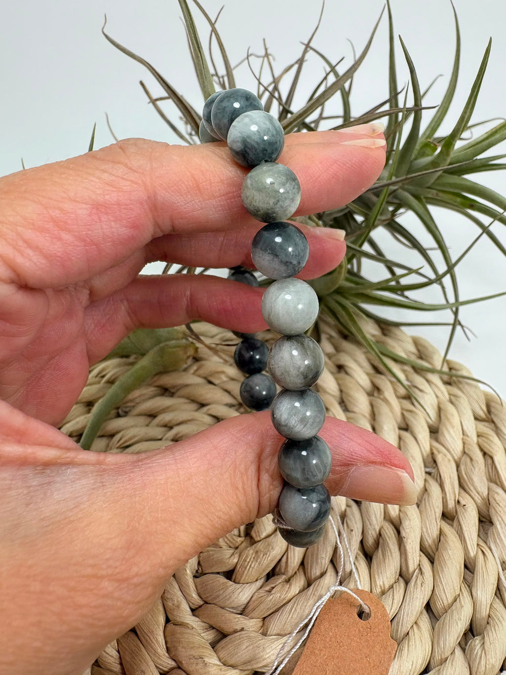 Pulsera de ojo de gato natural