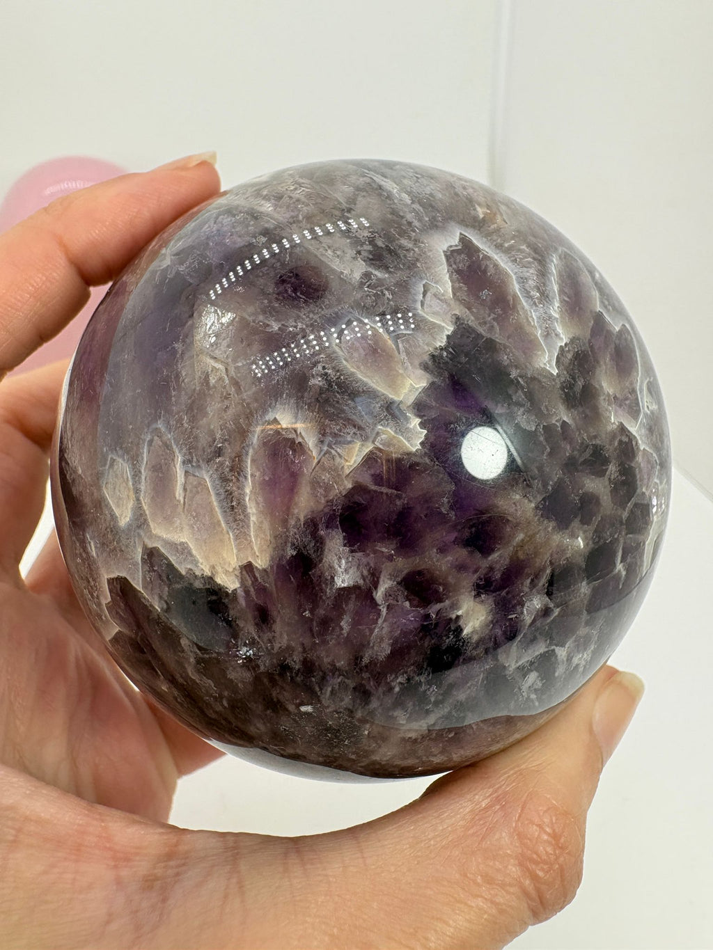 Esfera de amatista africana enhidro
