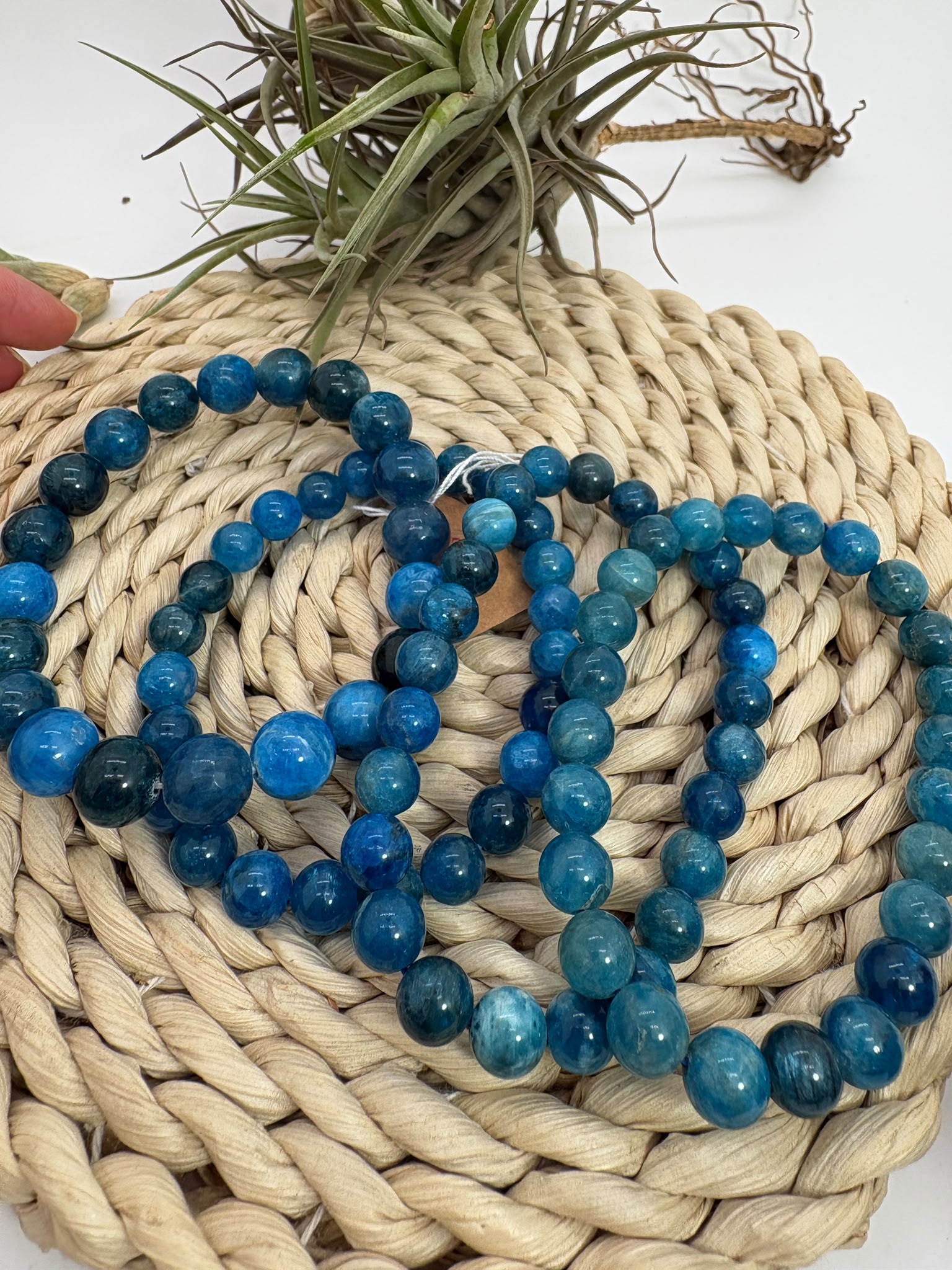 Pulsera de apaptito azul