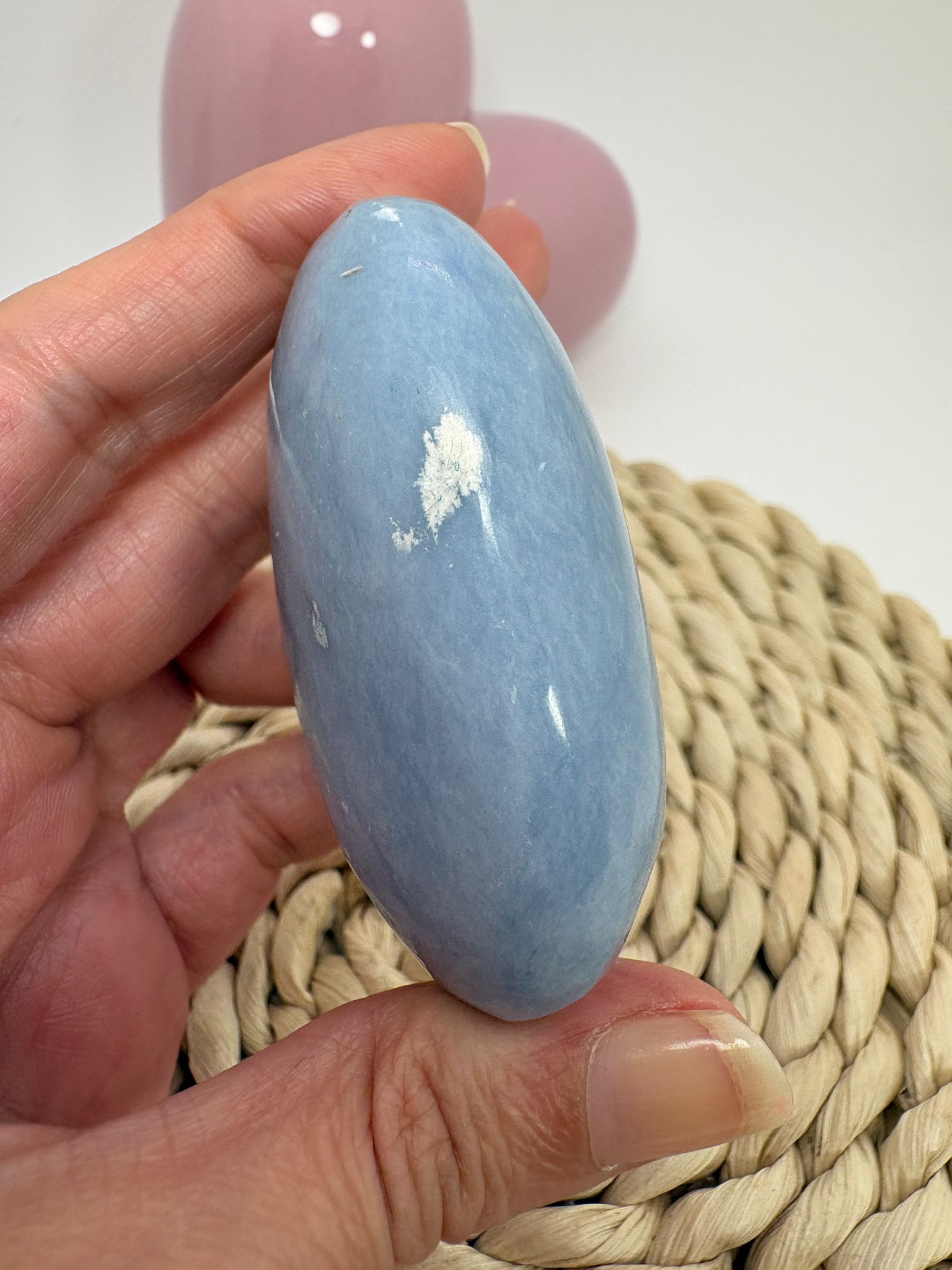 Palmstone de angelita azul