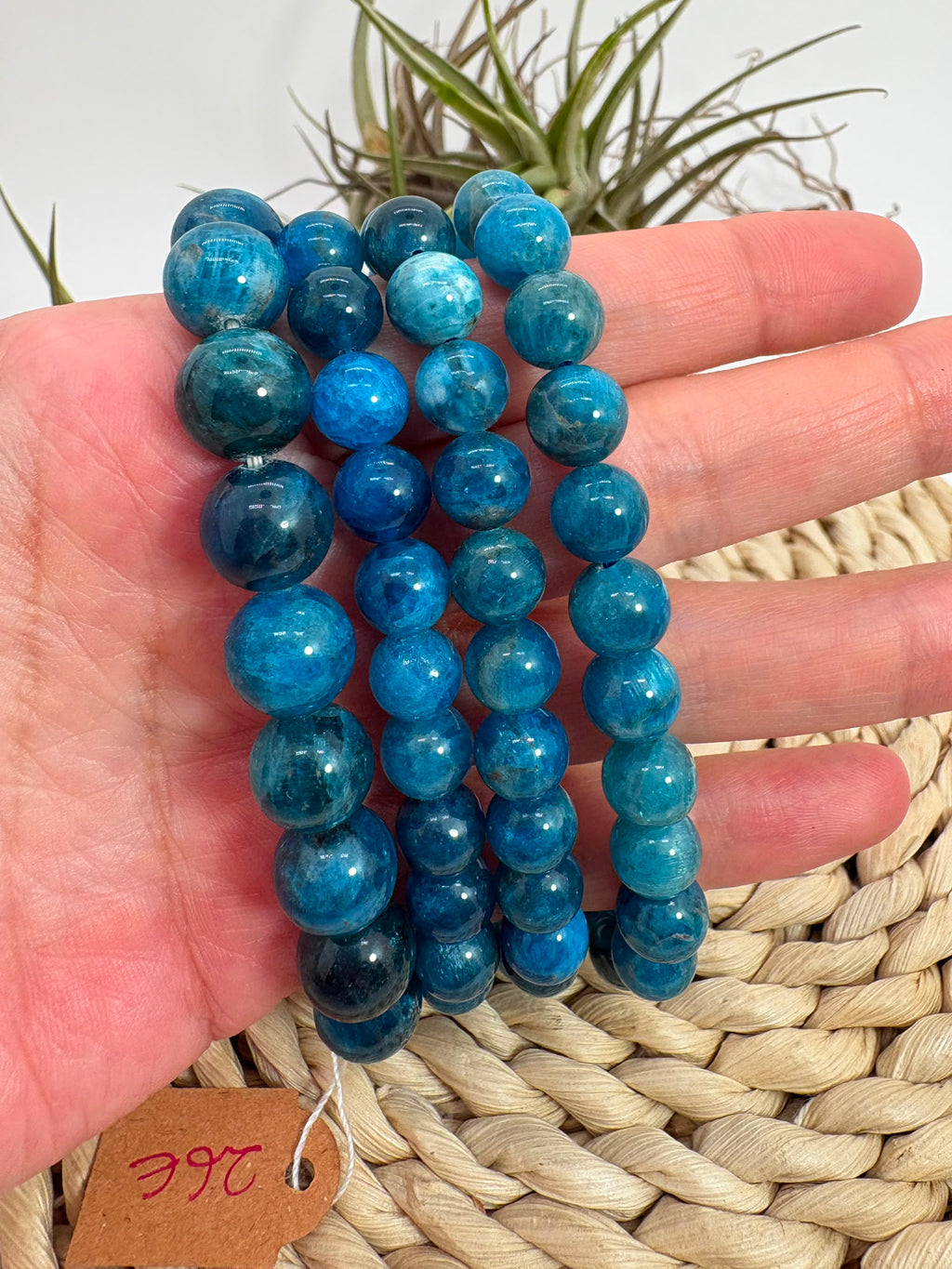 Pulsera de apaptito azul