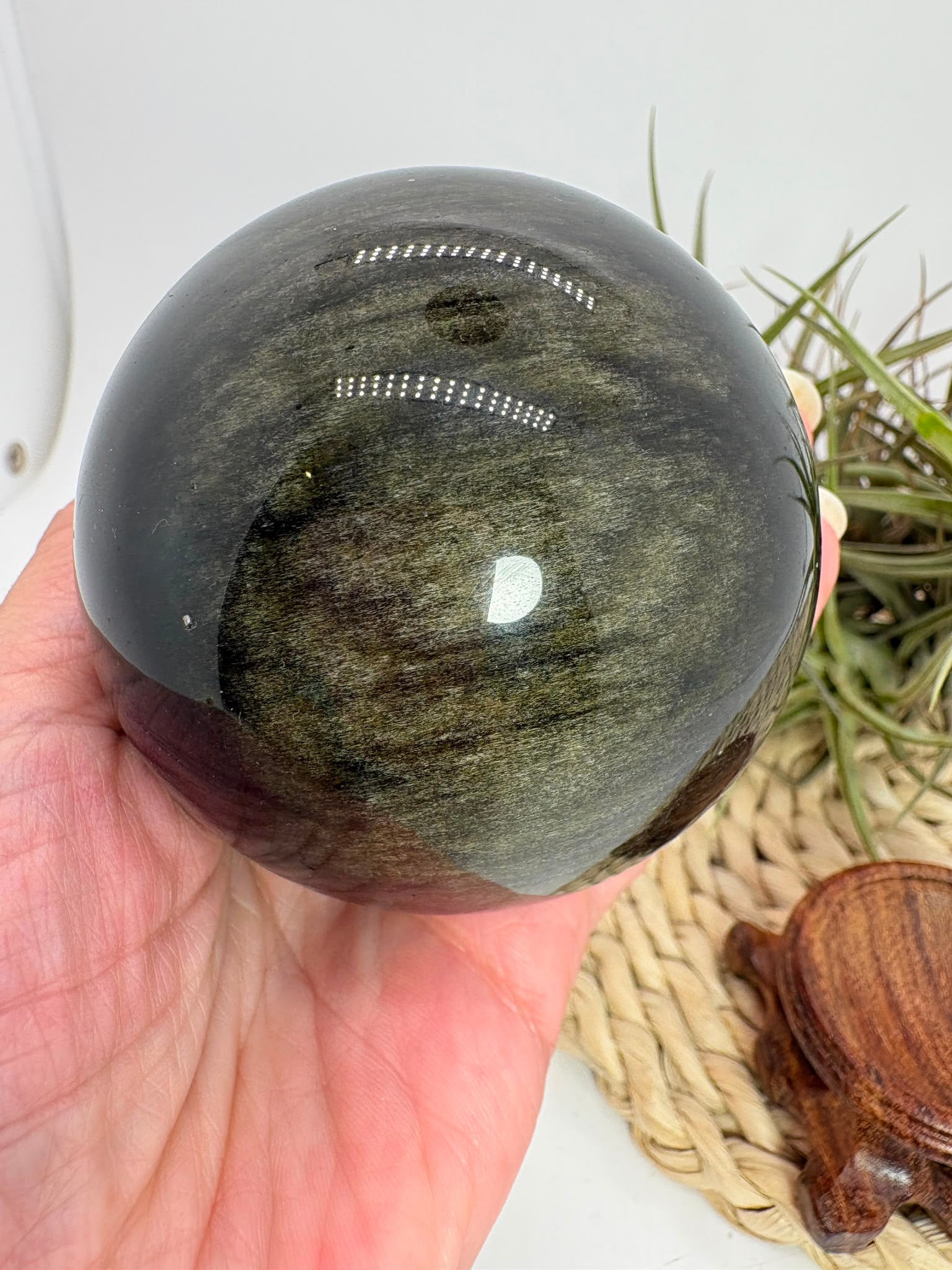Esfera de obsidiana de México