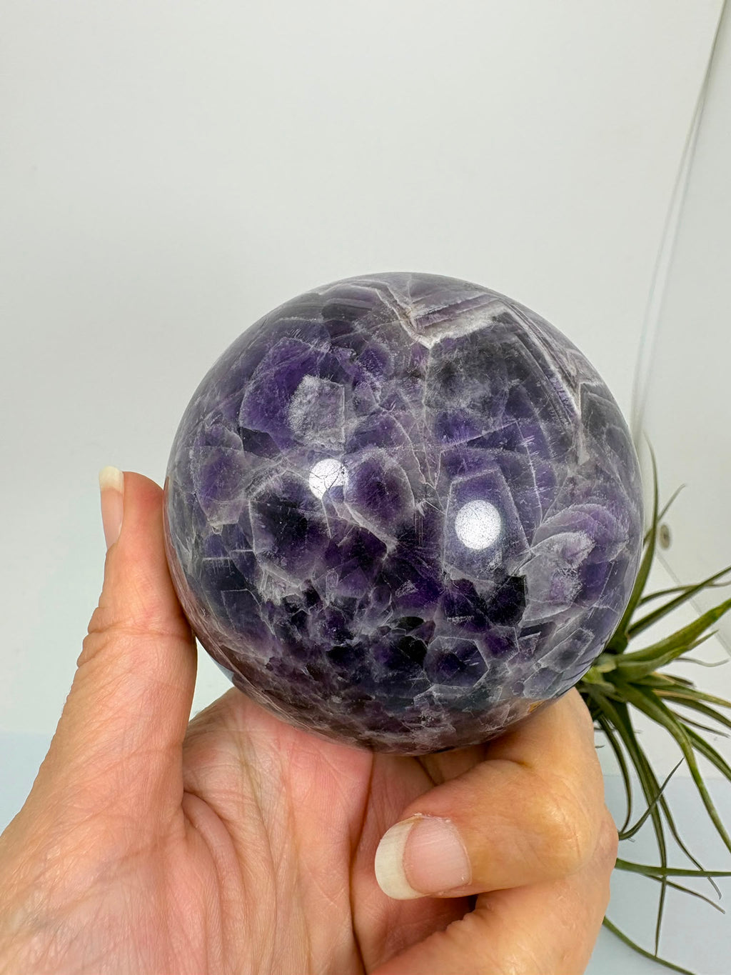 Esfera de Amatista Africana Natural – 6,9 cm