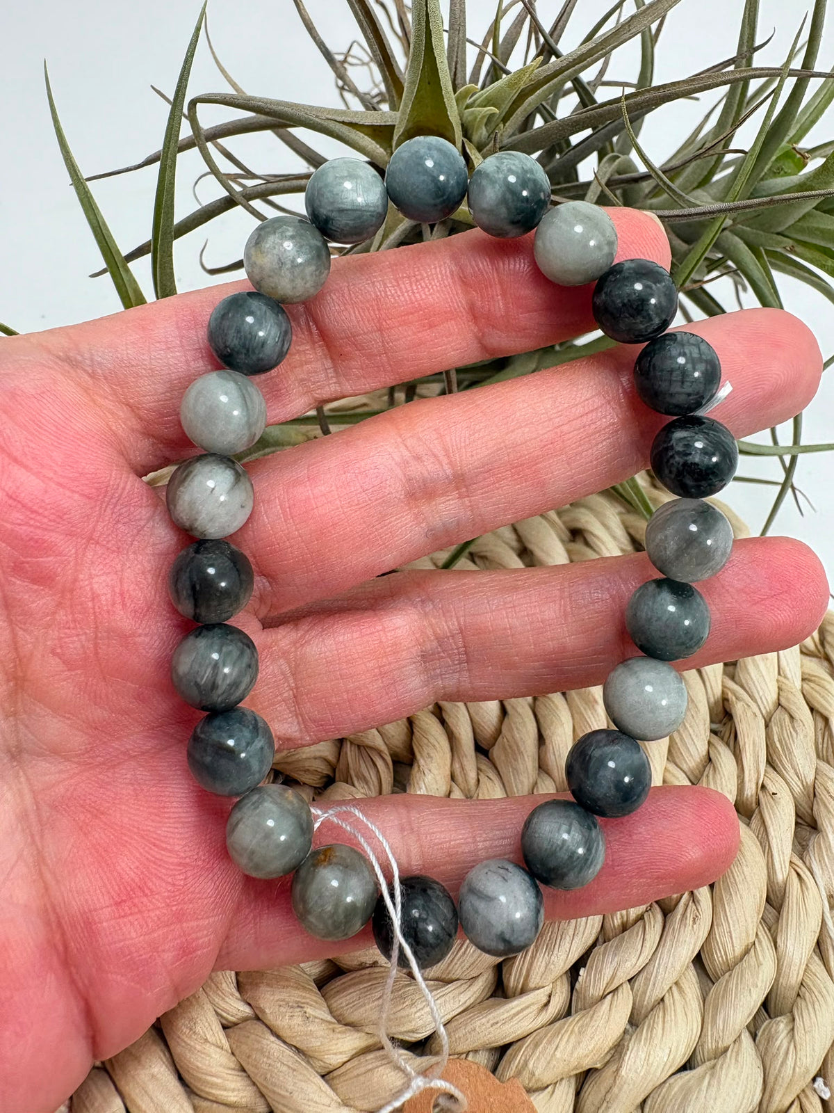 Pulsera de ojo de gato natural