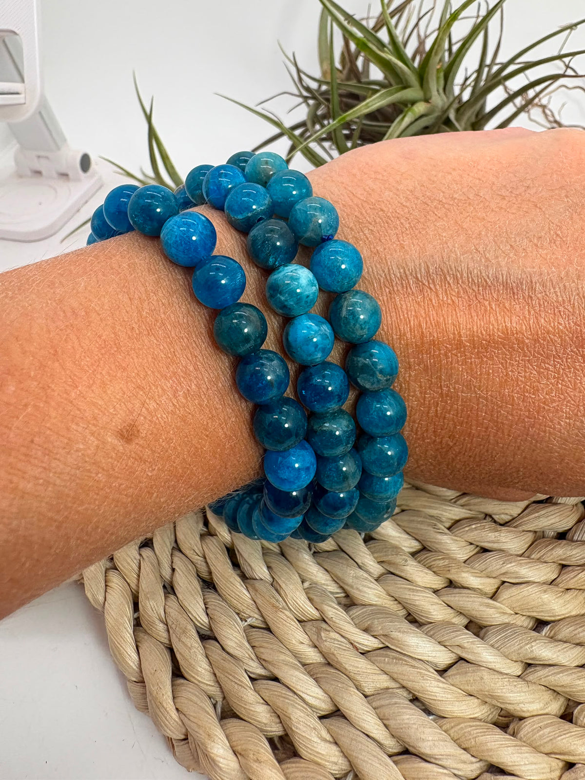 Pulsera de apaptito azul