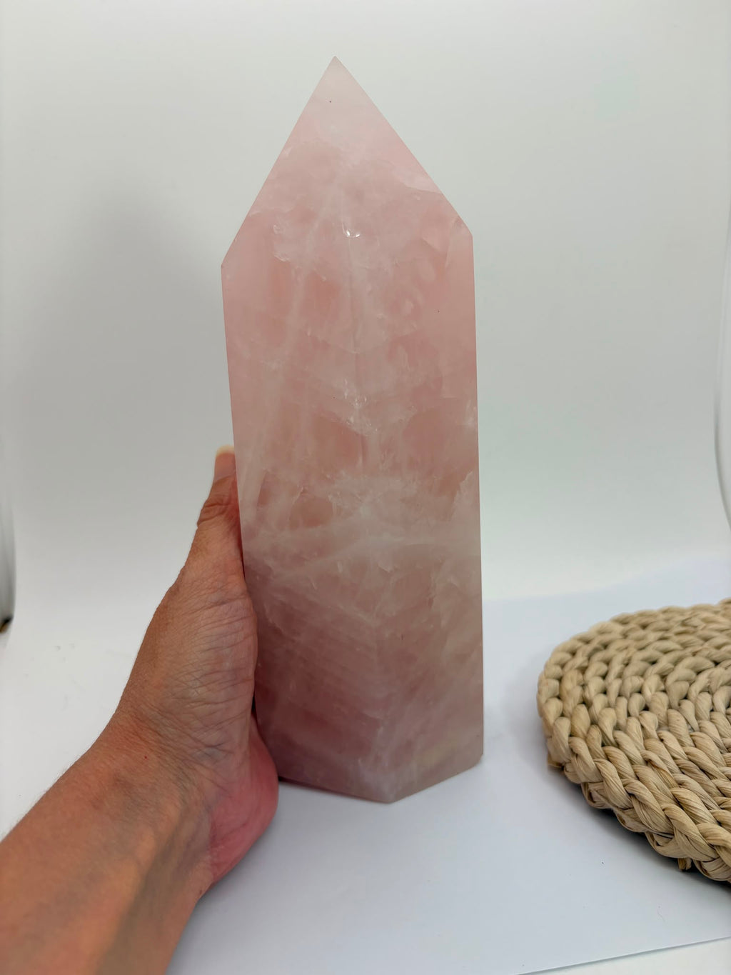 Generador de Cuarzo Rosa Natural
