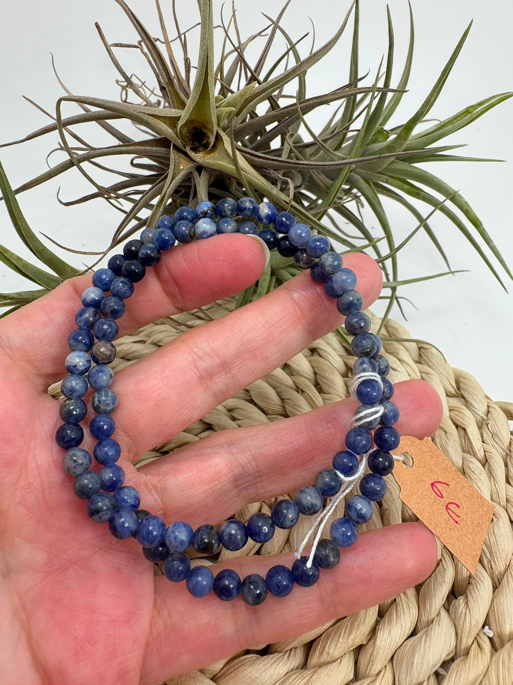 Pulsera de sodalita 4mm