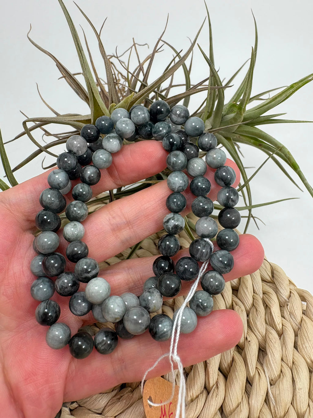 Pulsera de ojo de gato natural