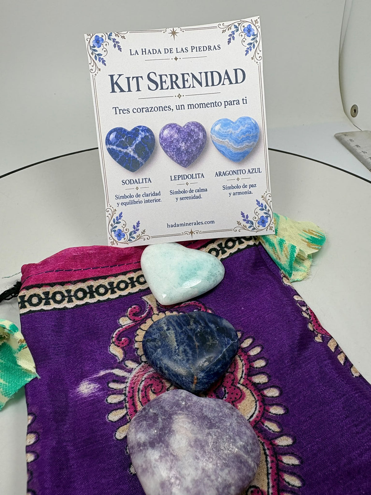 Kit Serenidad · Tres corazones, un momento para ti 💙💜 - foto 4