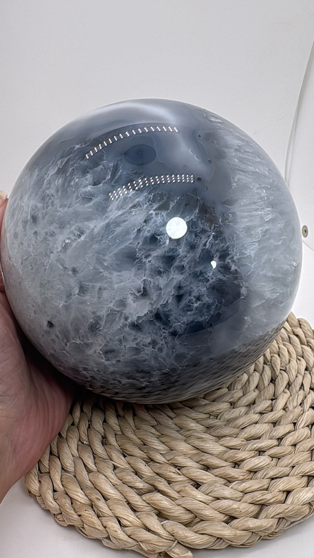 Esfera gigante de ágata natural - foto 4