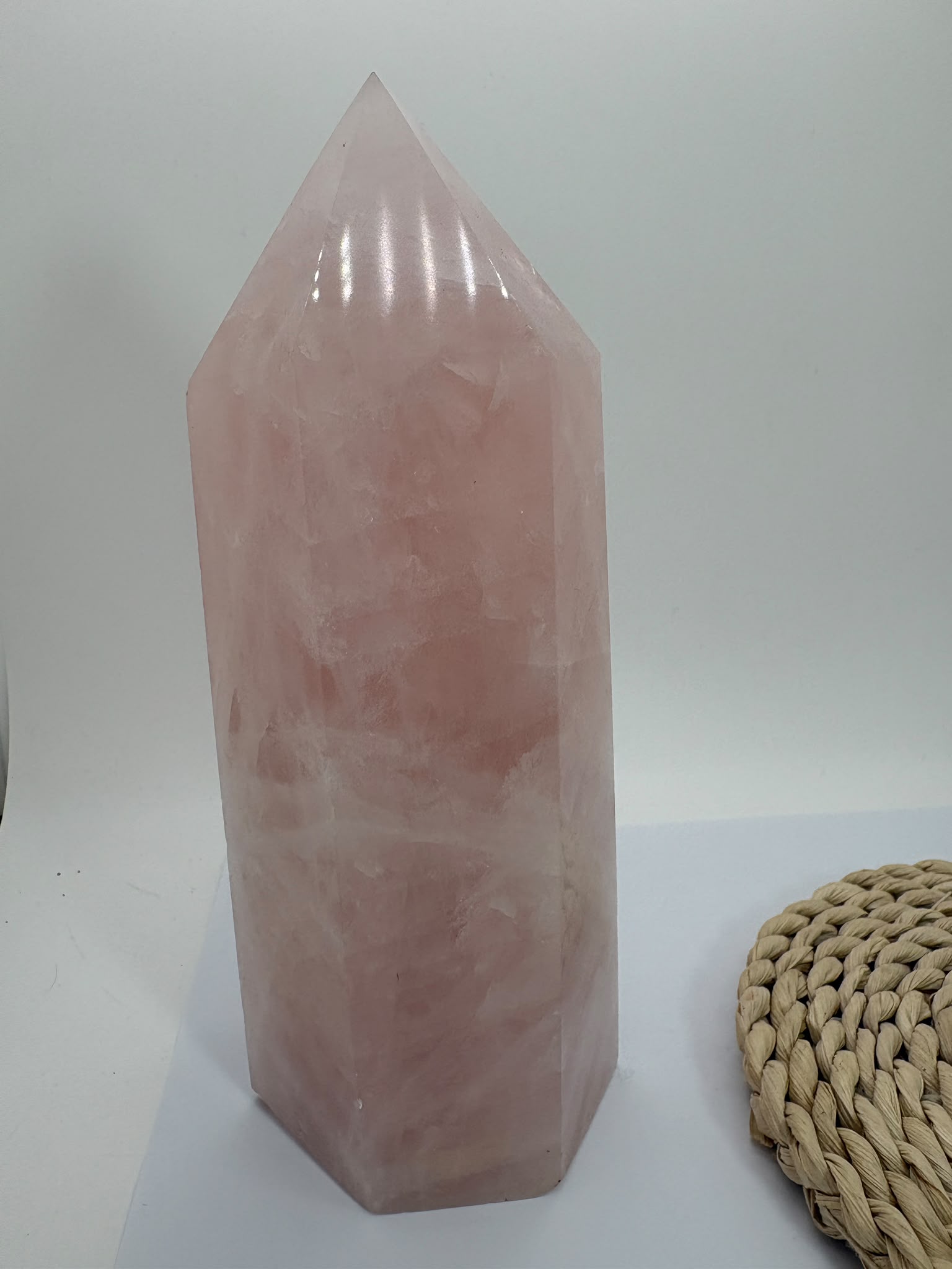 Generador de Cuarzo Rosa Natural