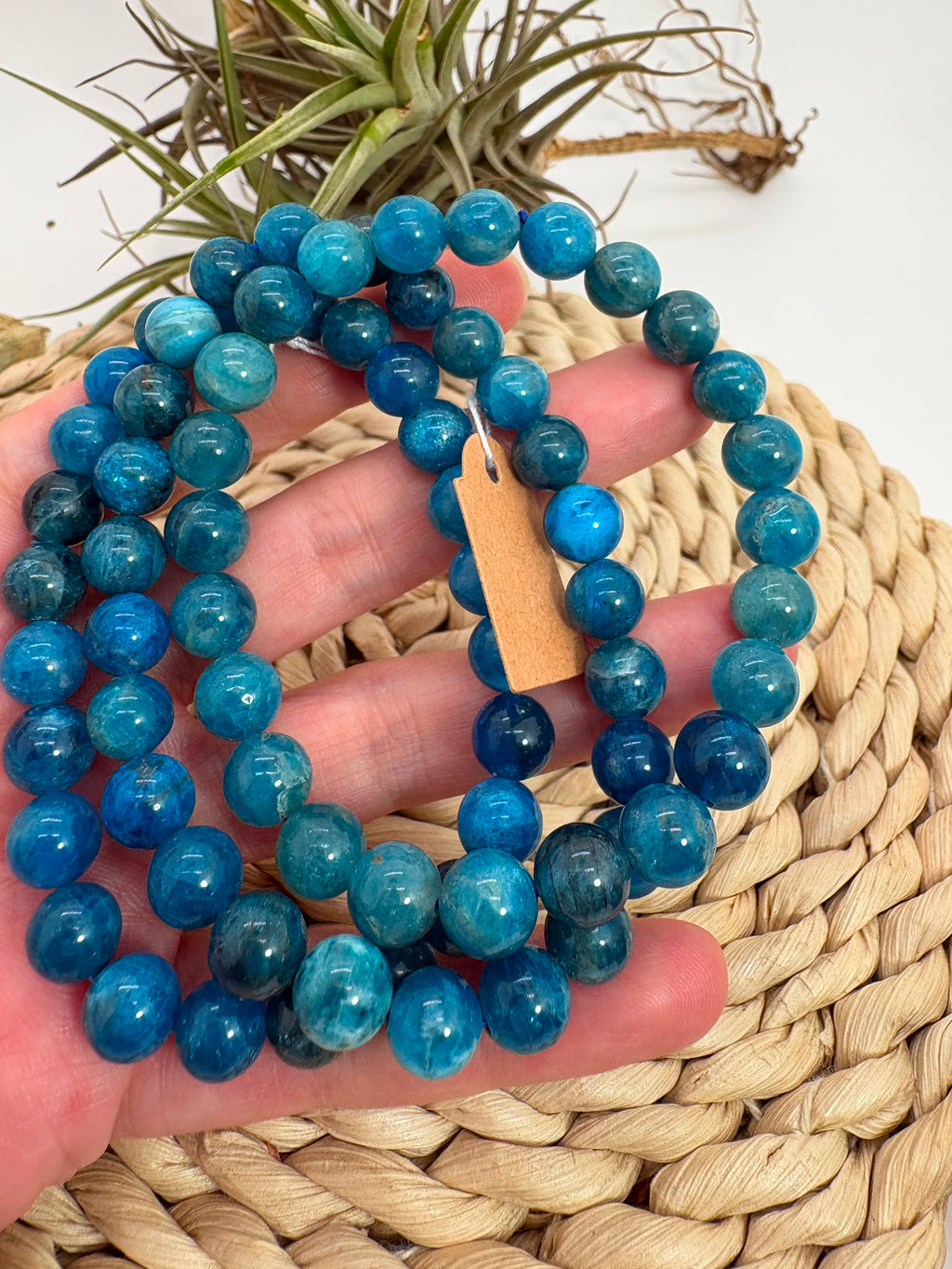 Pulsera de apaptito azul