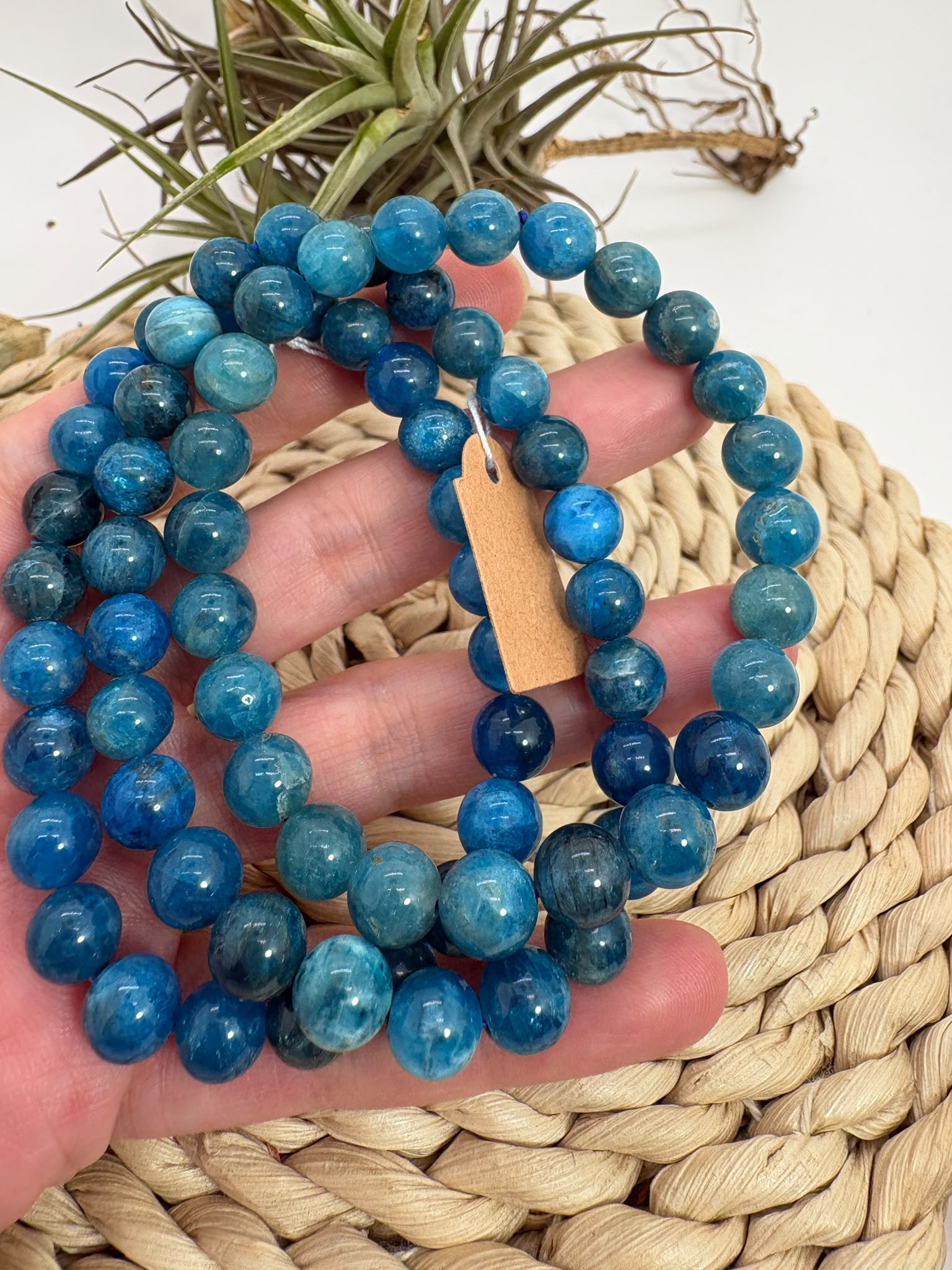 Pulsera de apaptito azul
