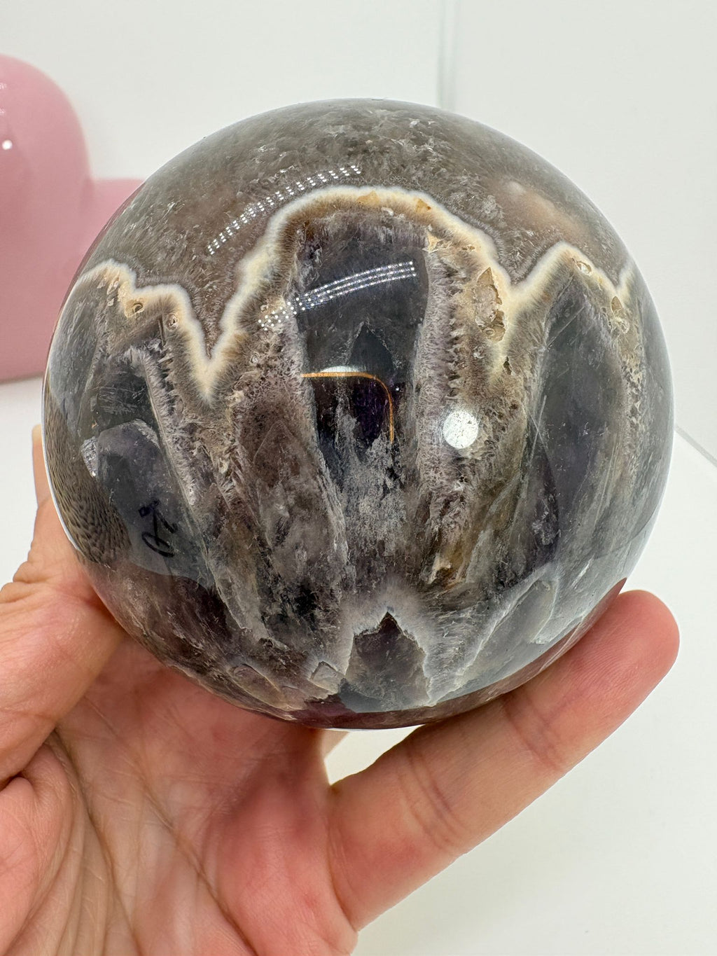 Esfera de amatista africana enhidro