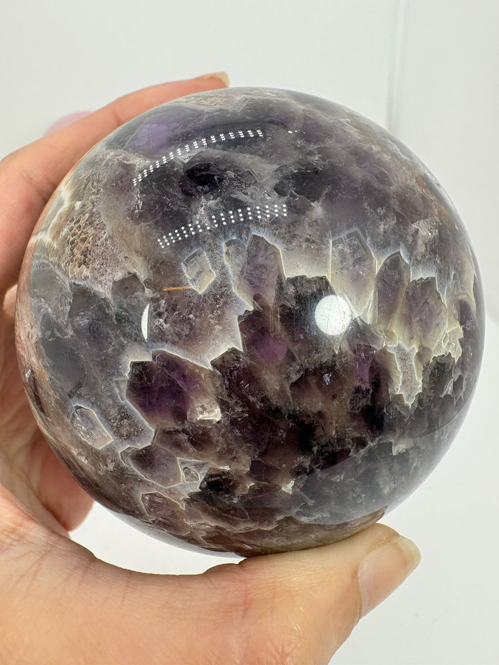 Esfera de amatista africana enhidro