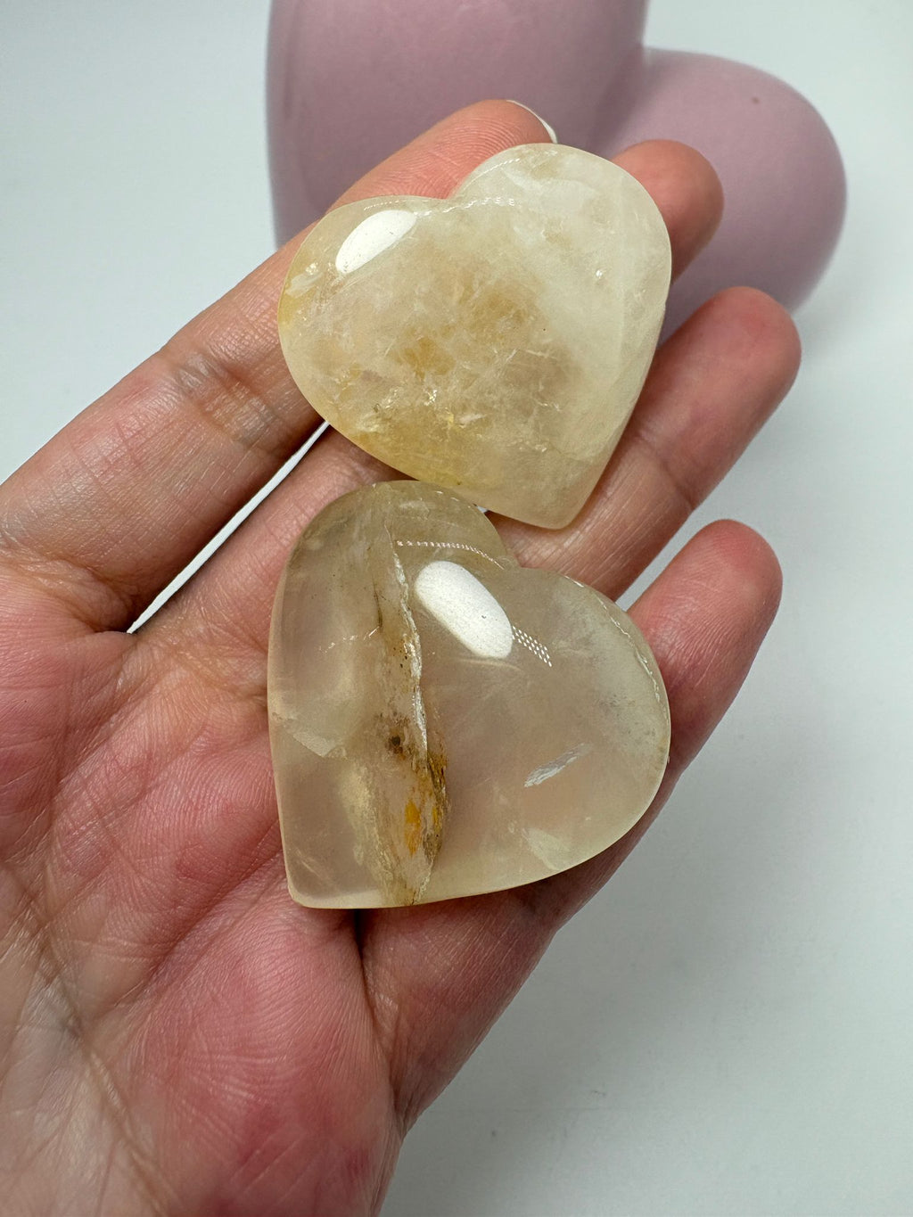Corazón de cuarzo sanador