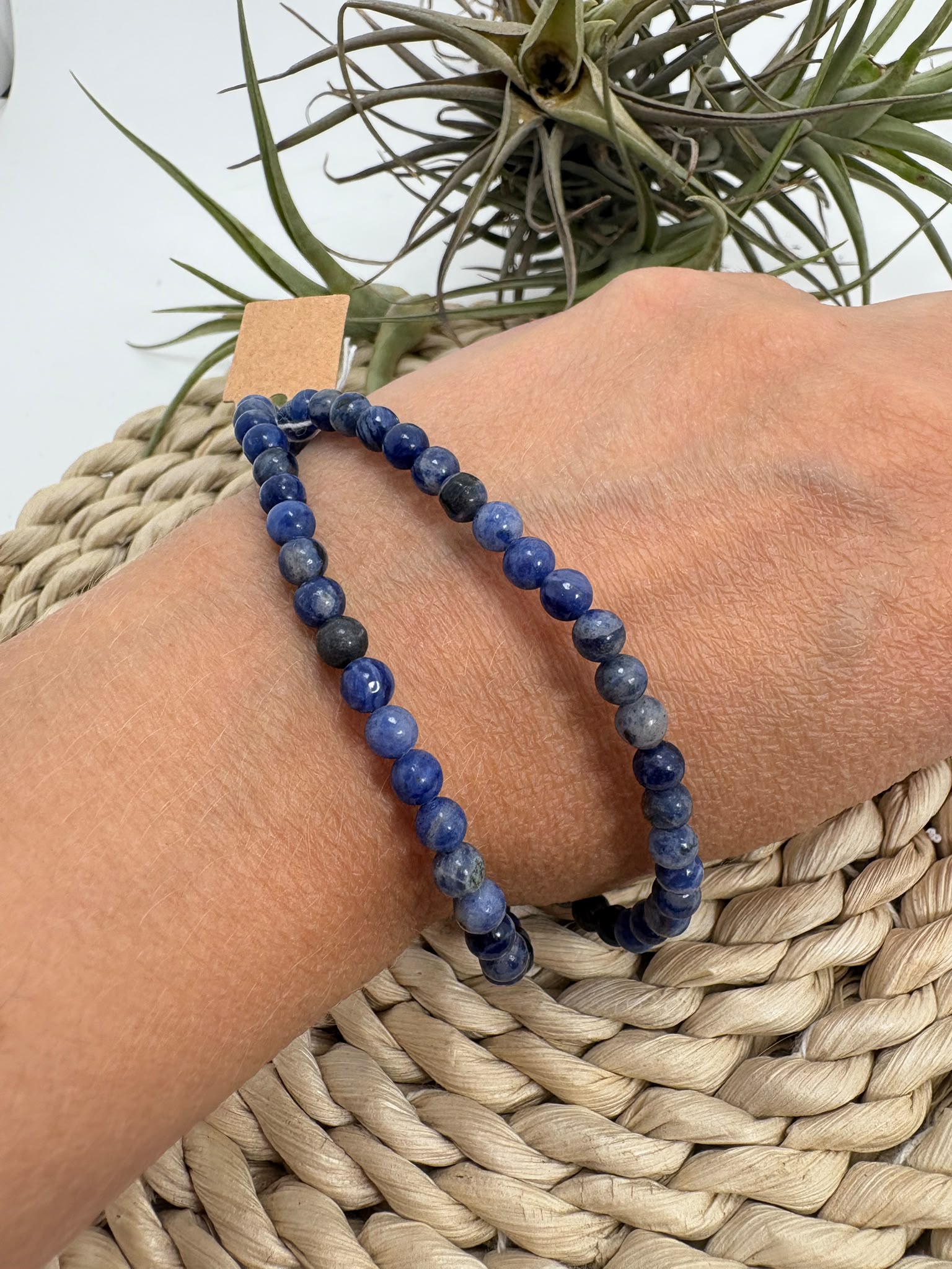 Pulsera de sodalita 4mm