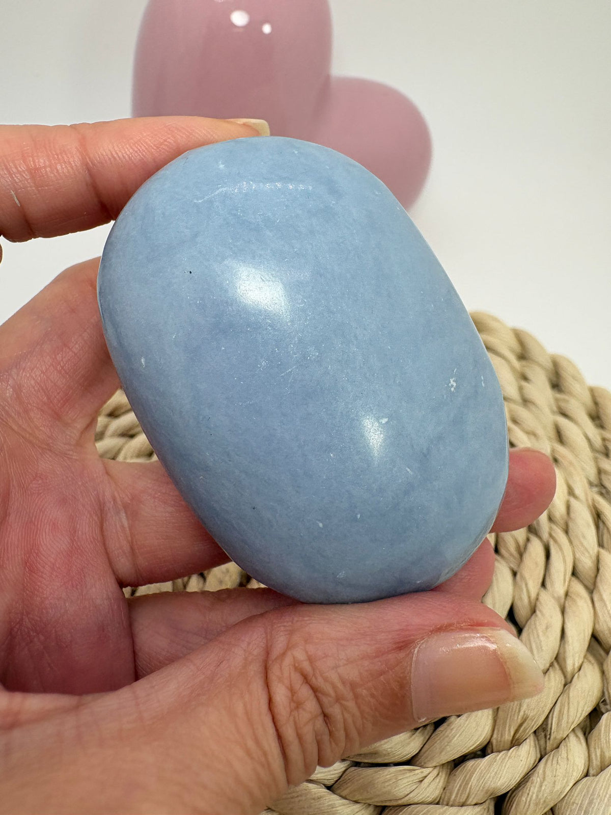 Palmstone de angelita azul