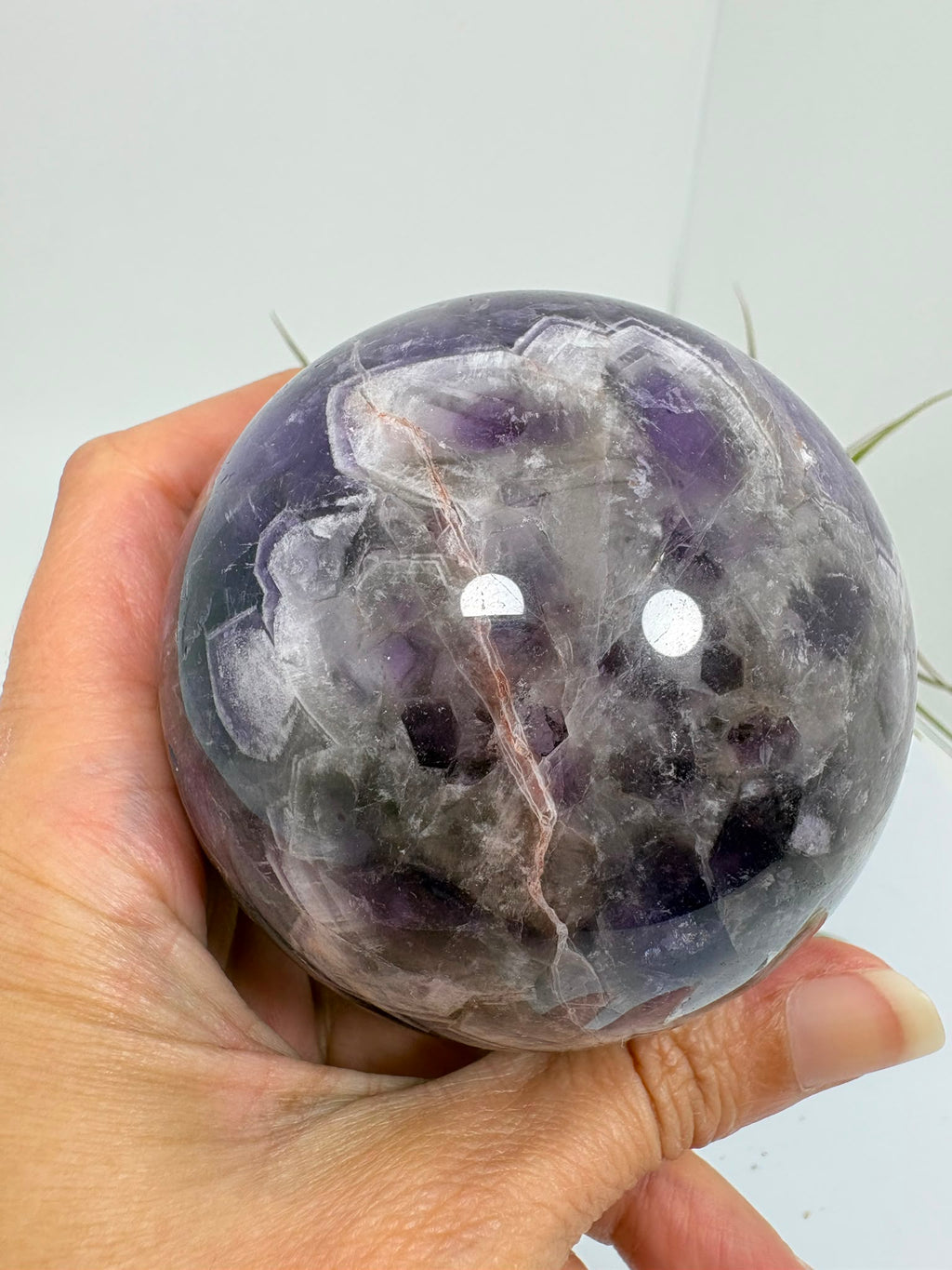 Esfera de Amatista Africana Natural – 6,9 cm