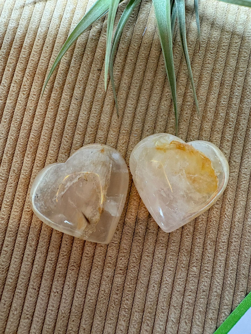 Corazón de cuarzo sanador