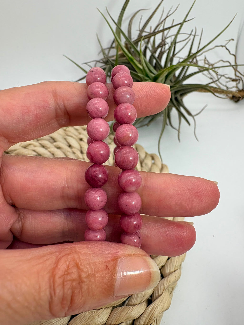 Pulsera de rodonita 6mm