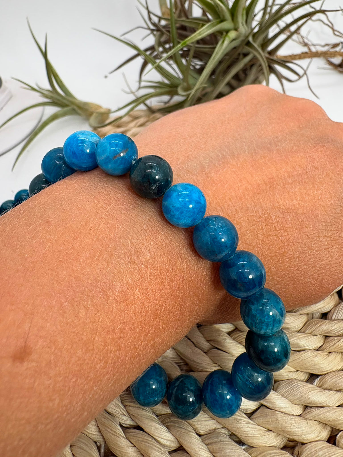 Pulsera de apaptito azul