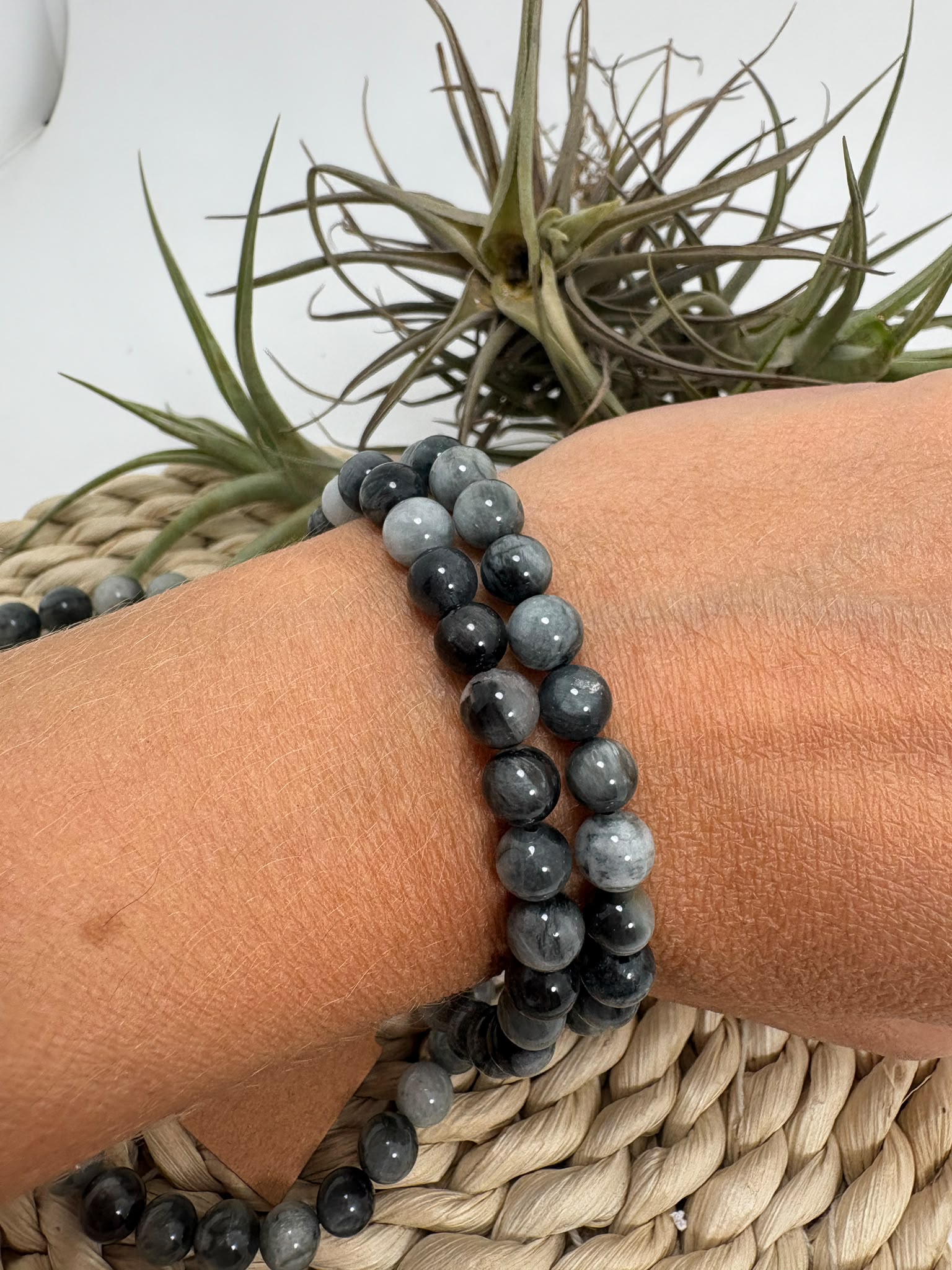 Pulsera de ojo de gato natural