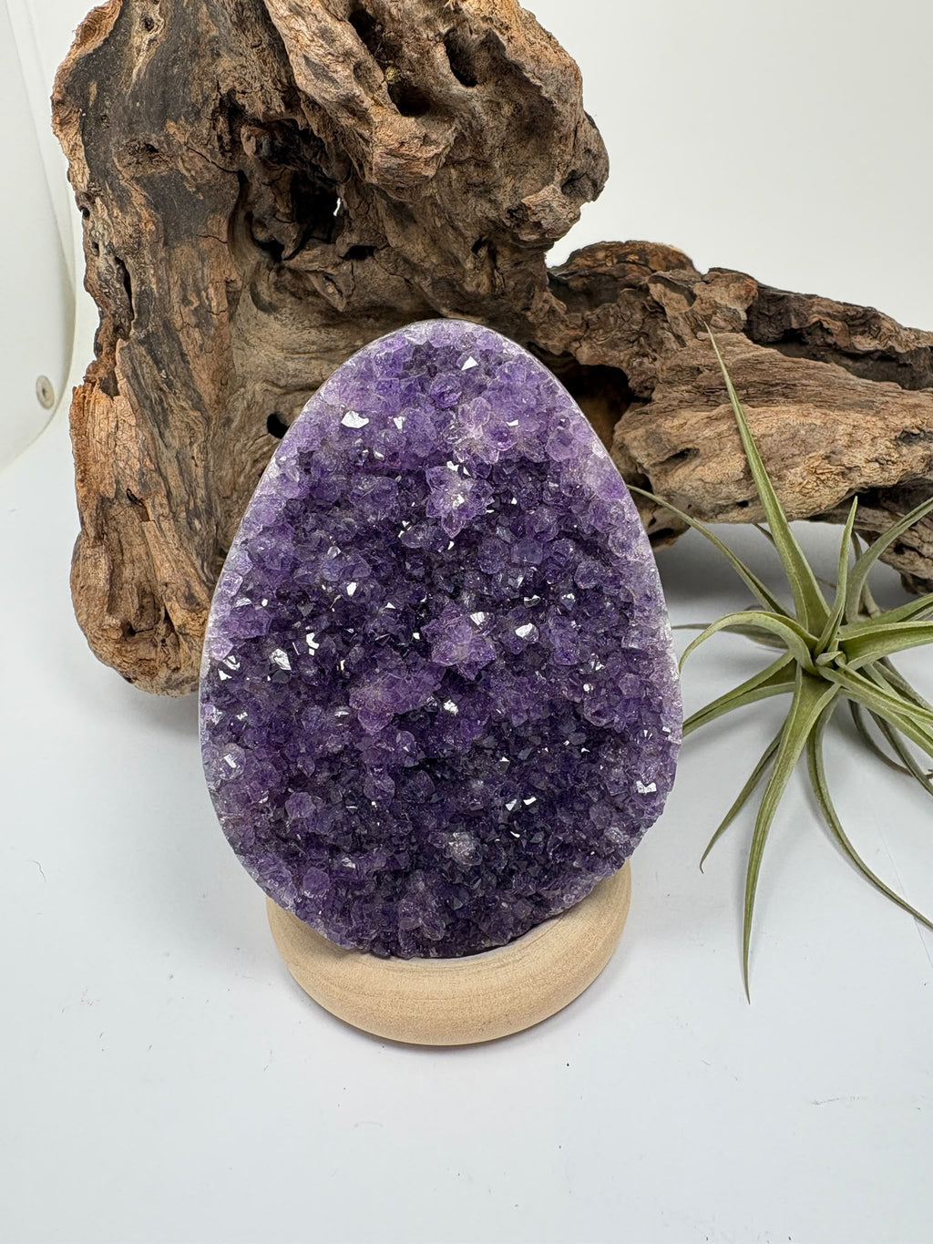 Drusa de amatista natural - cristales violetas brillantes - foto 5