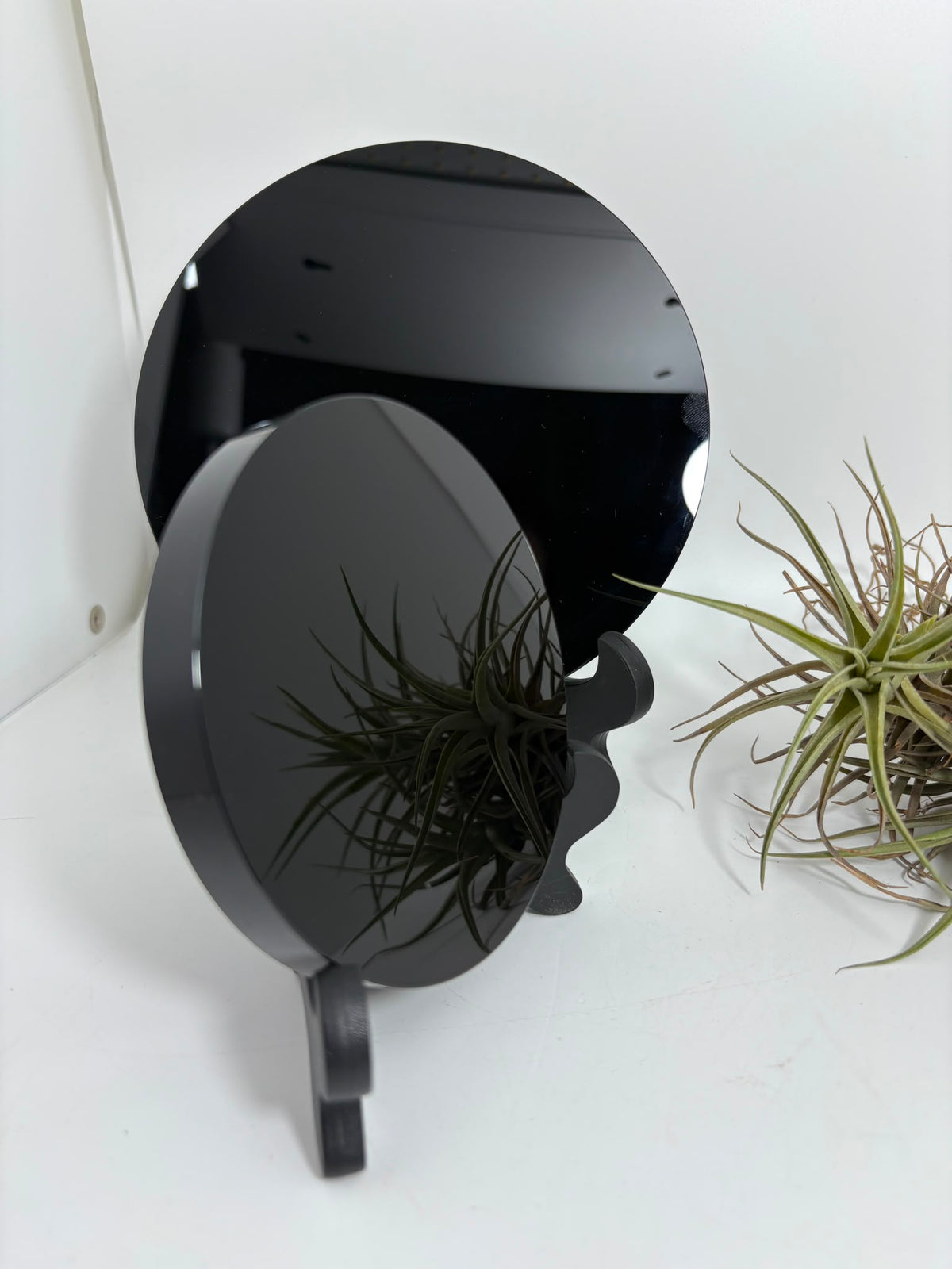 Espejo de obsidiana negra de México gran calidad