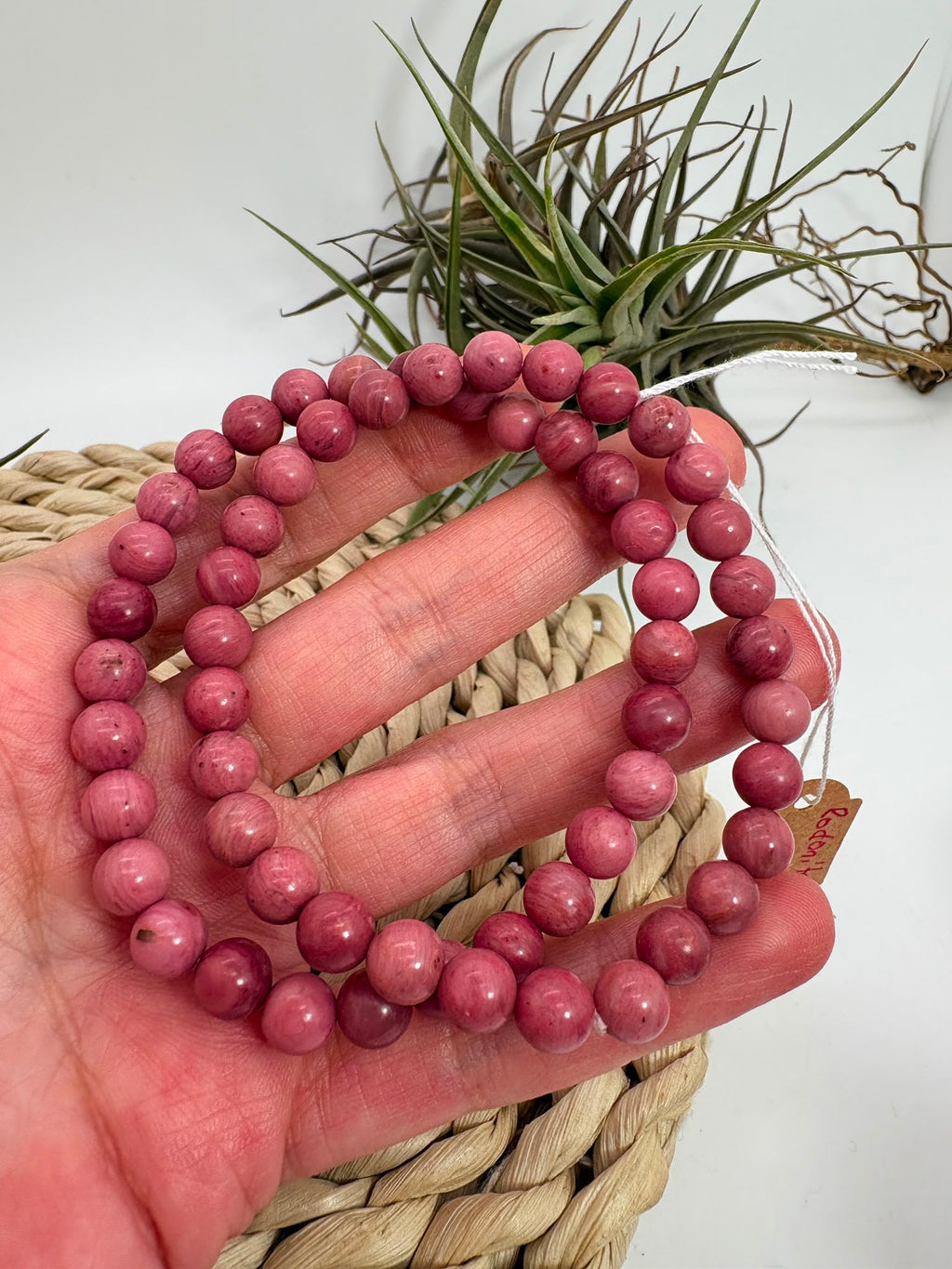 Pulsera de rodonita 6mm