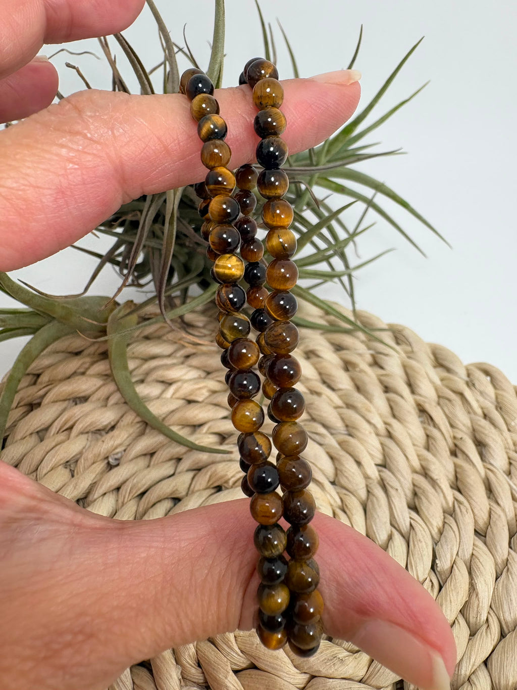 Pulsera ojo de tigre 4mm