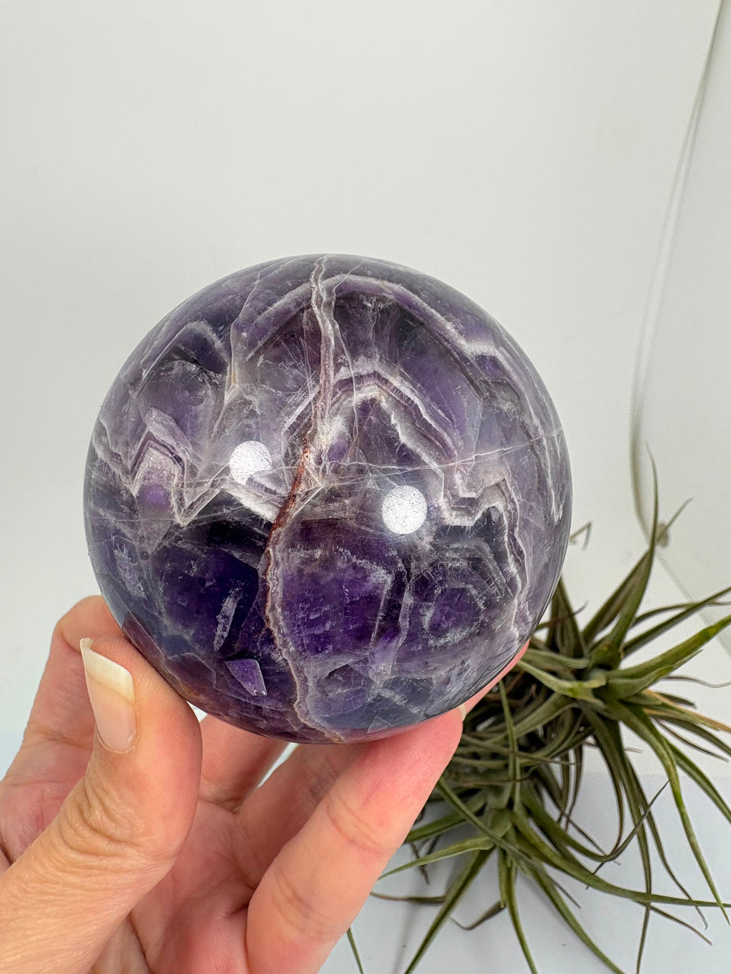 Esfera de Amatista Africana Natural – 6,9 cm