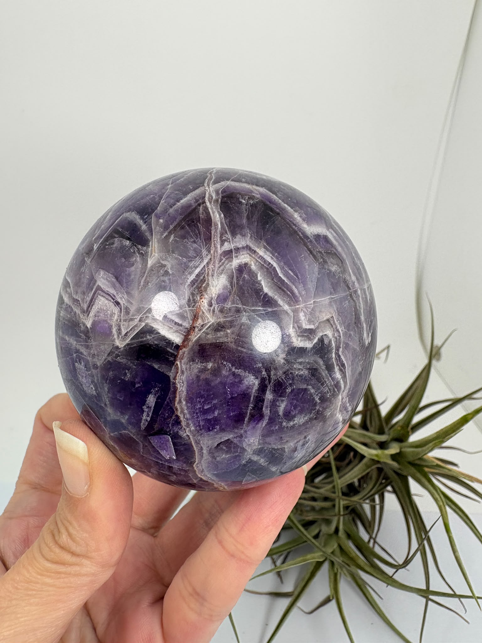 Esfera de Amatista Africana Natural – 6,9 cm