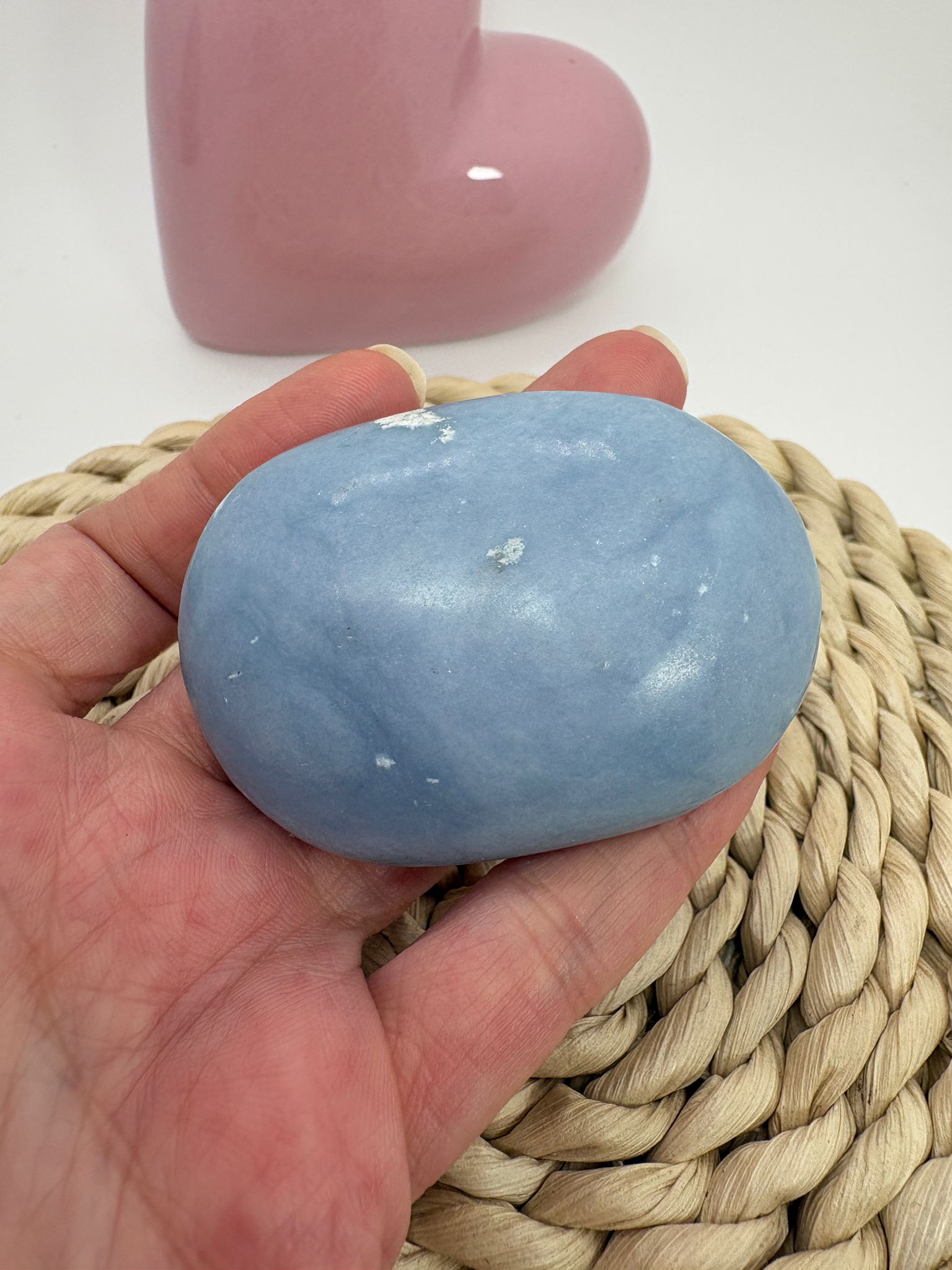 Palmstone de angelita azul