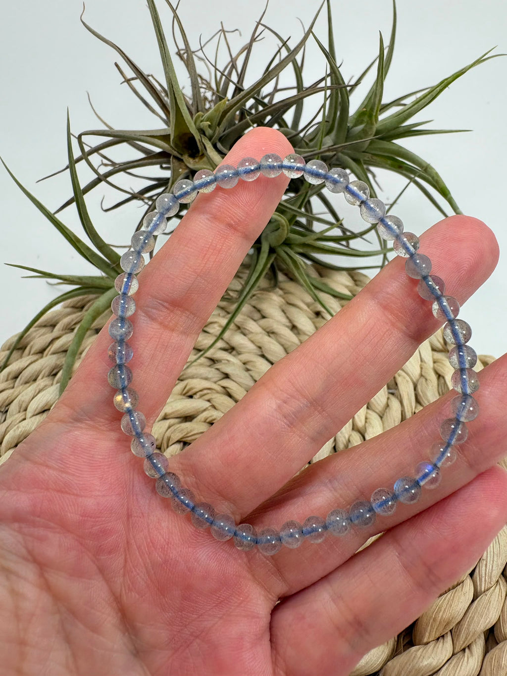 Pulsera de labradorita 4mm