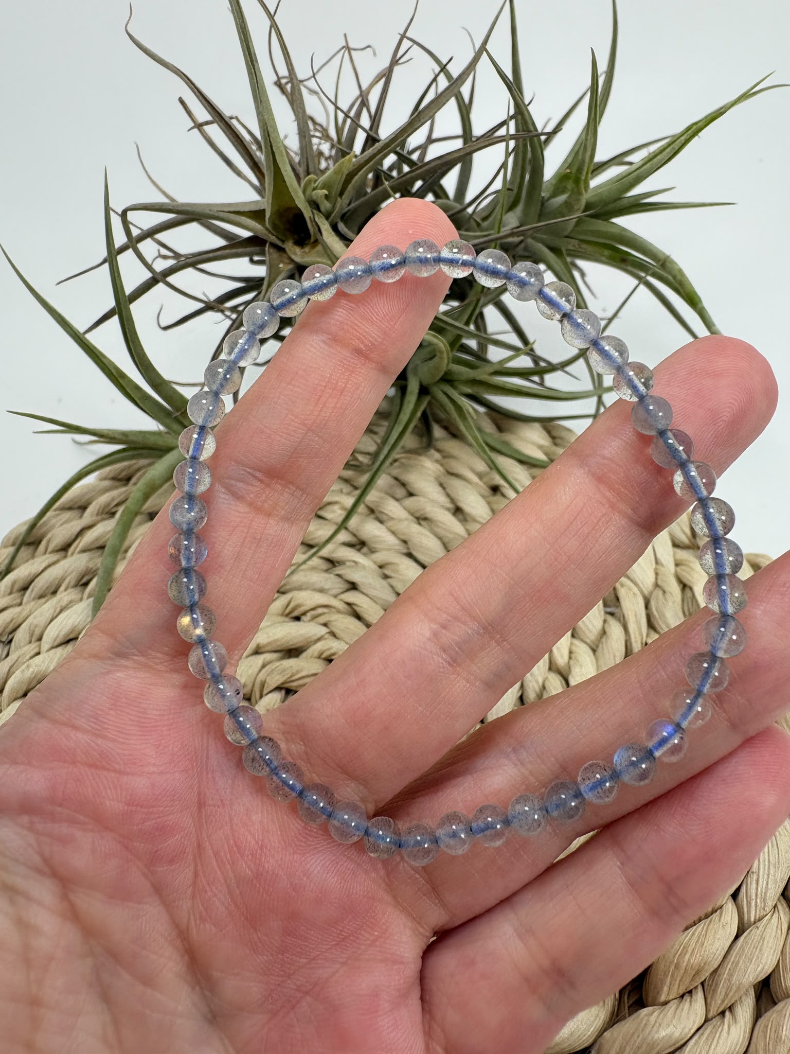 Pulsera de labradorita 4mm