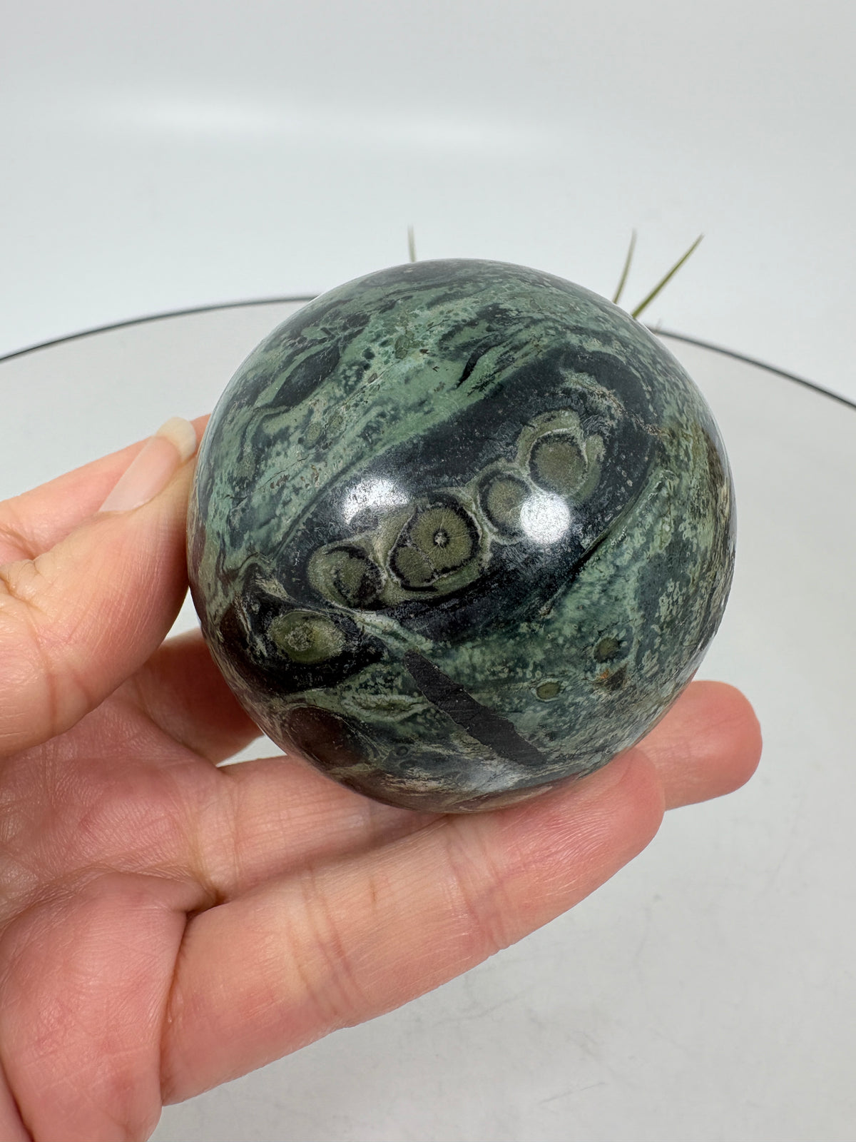 Esfera de jaspe kambaba de Madagascar - foto 2