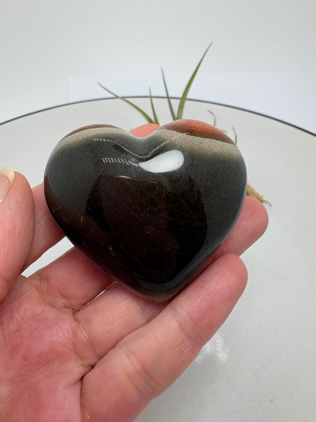 Corazones de jaspe policromo - foto 4