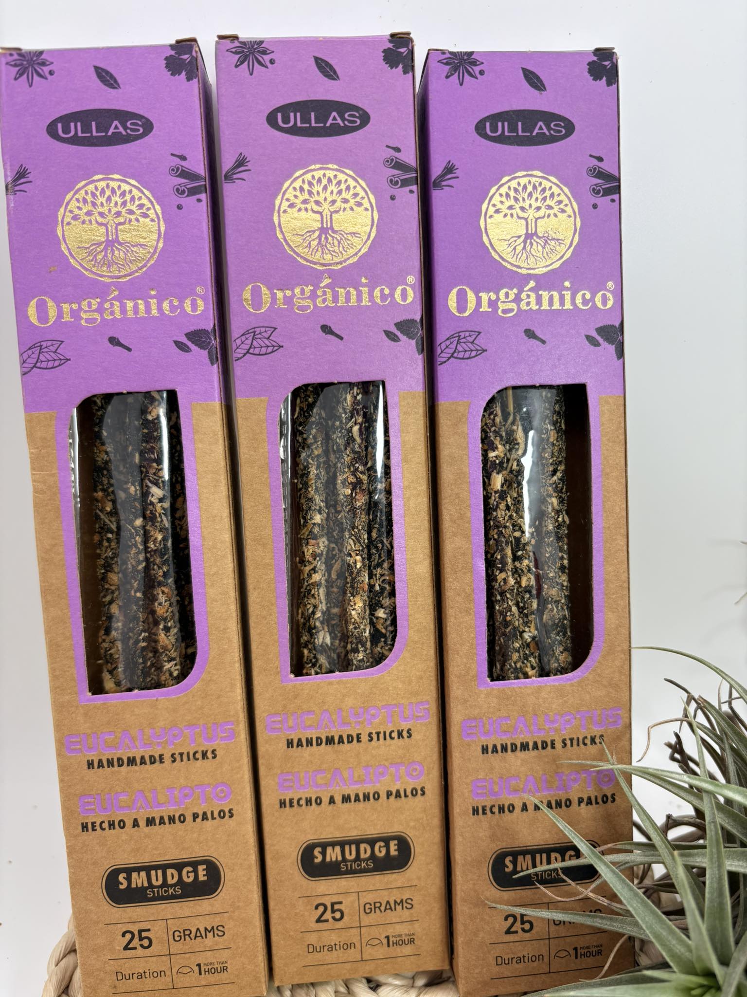 Incienso Natural Eucalipto Ullas