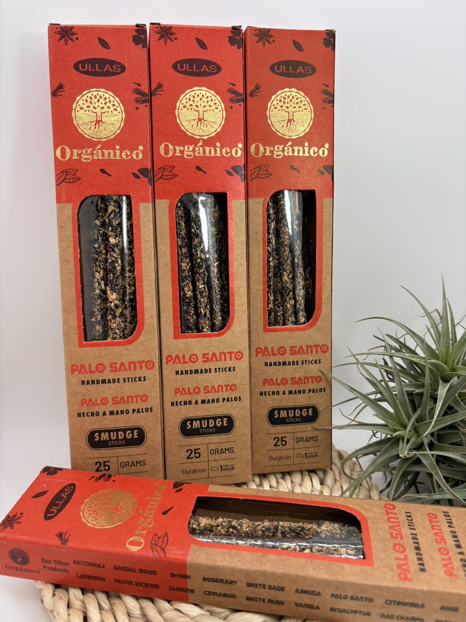 Incienso Natural Palo Santo Ullas