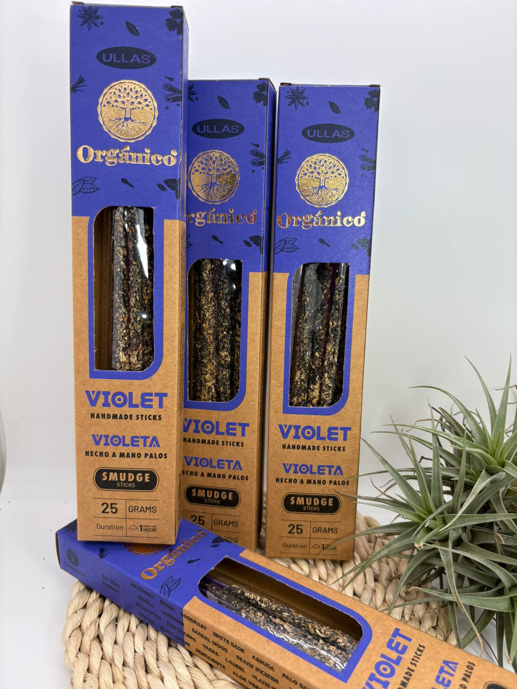 Incienso Natural Violeta Ullas