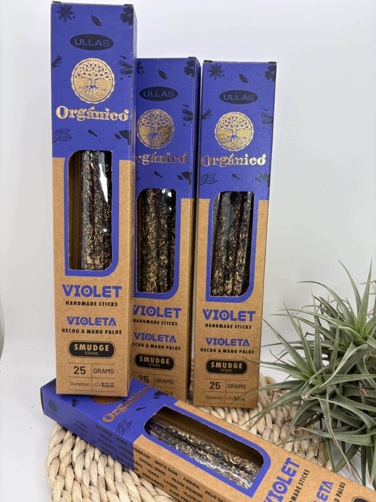 Incienso Natural Violeta Ullas