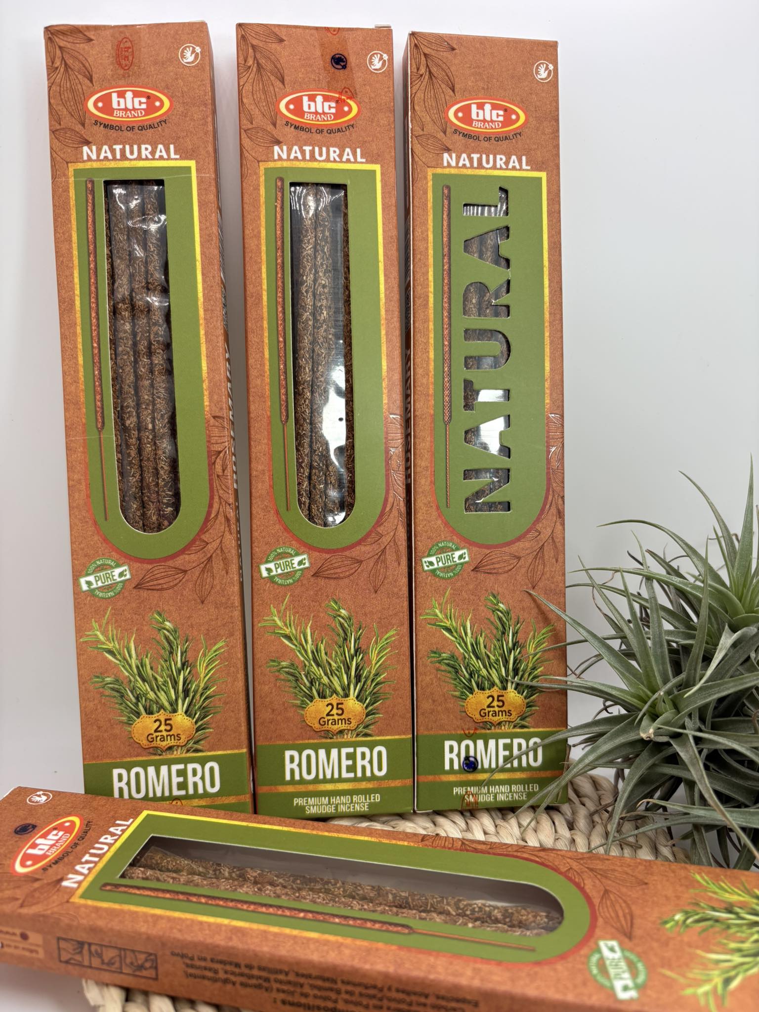 Incienso natural romero de la marca byc