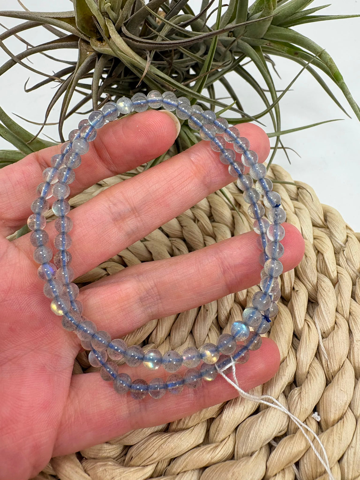 Pulsera de labradorita 4mm