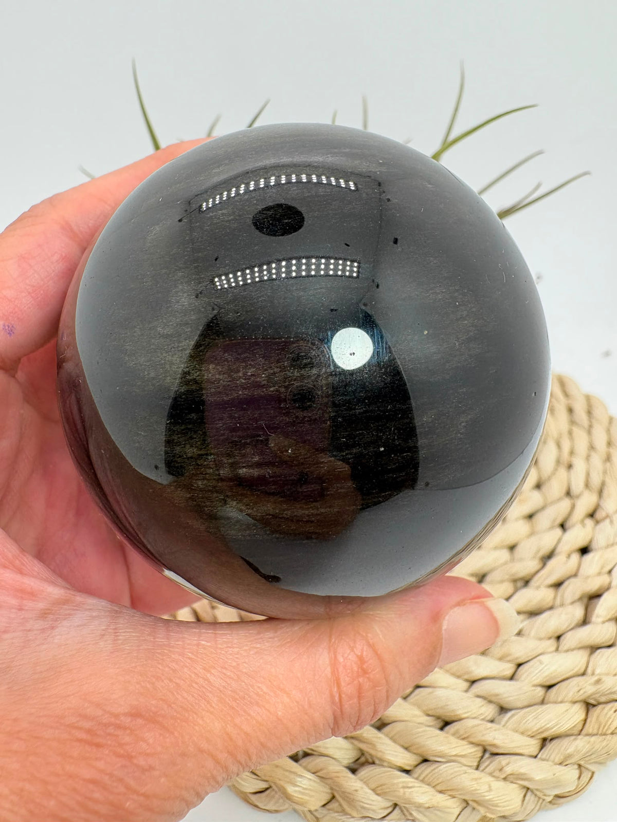 Esfera de obsidiana de México
