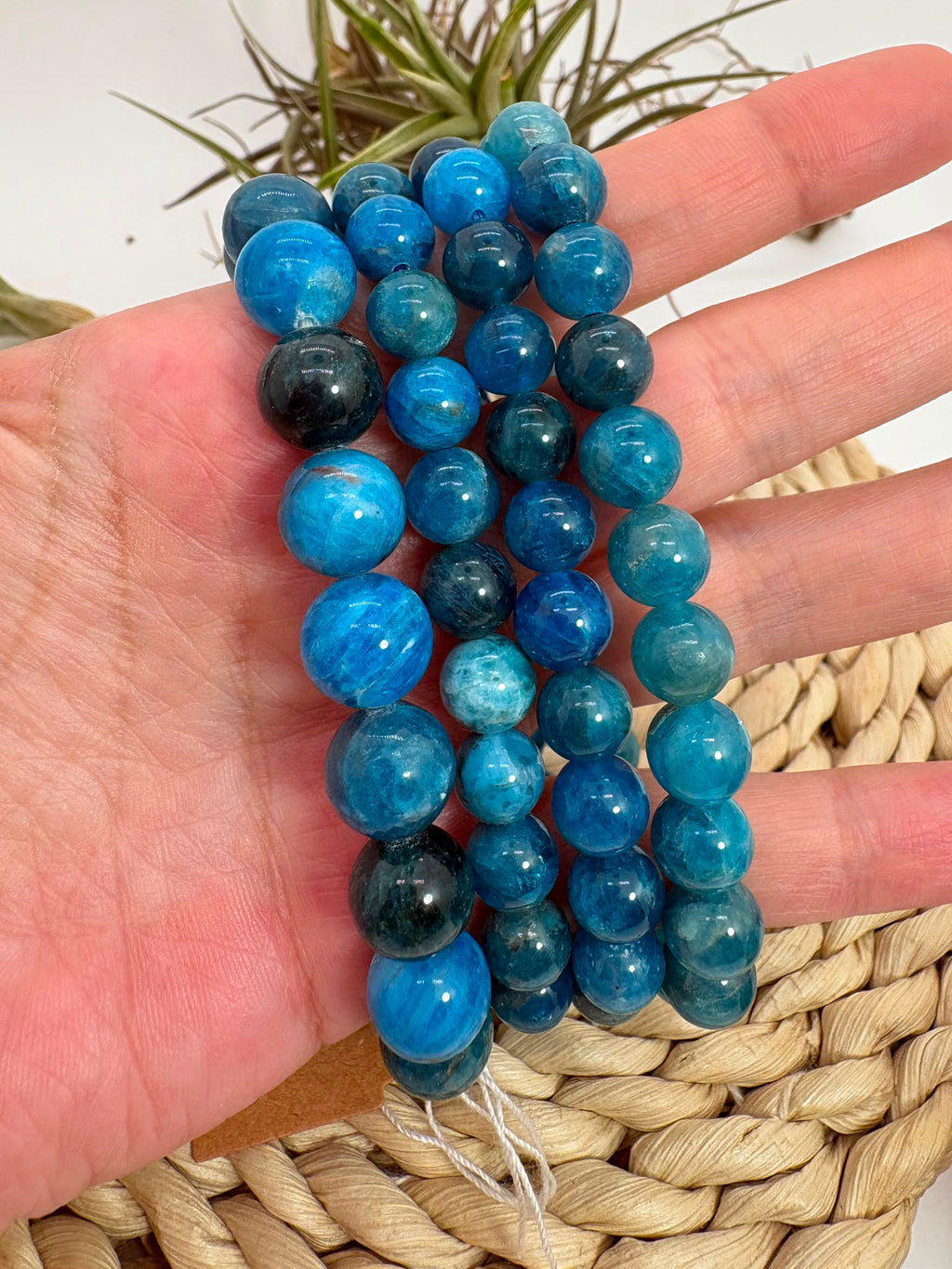 Pulsera de apaptito azul