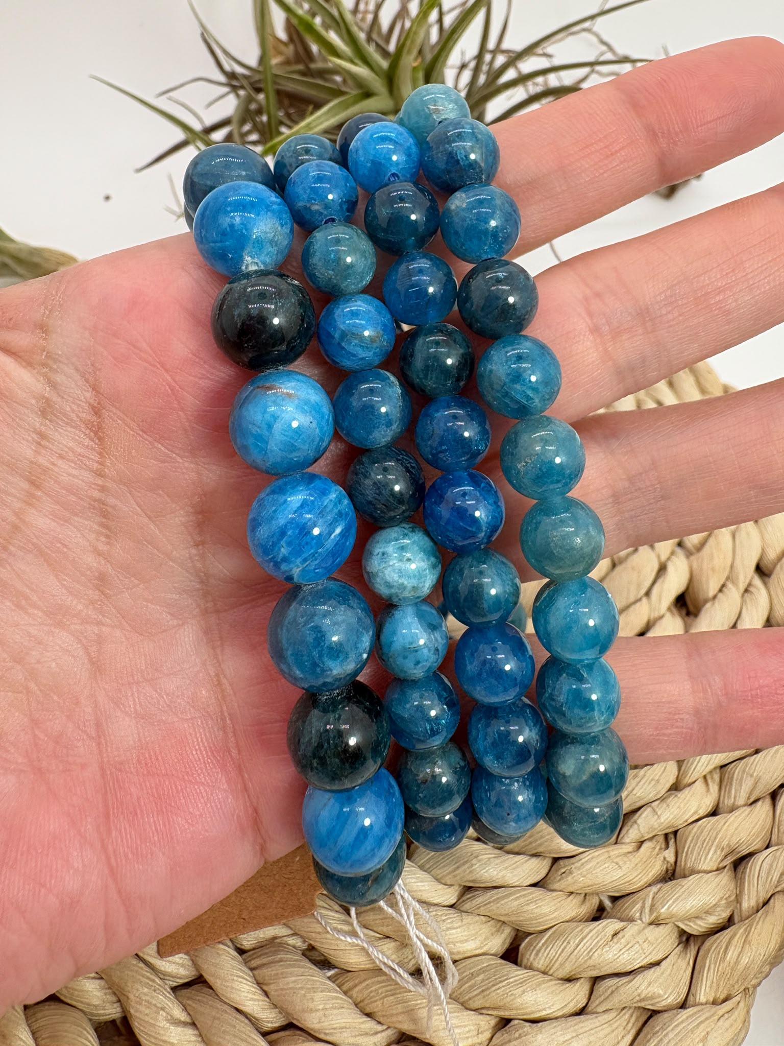 Pulsera de apaptito azul