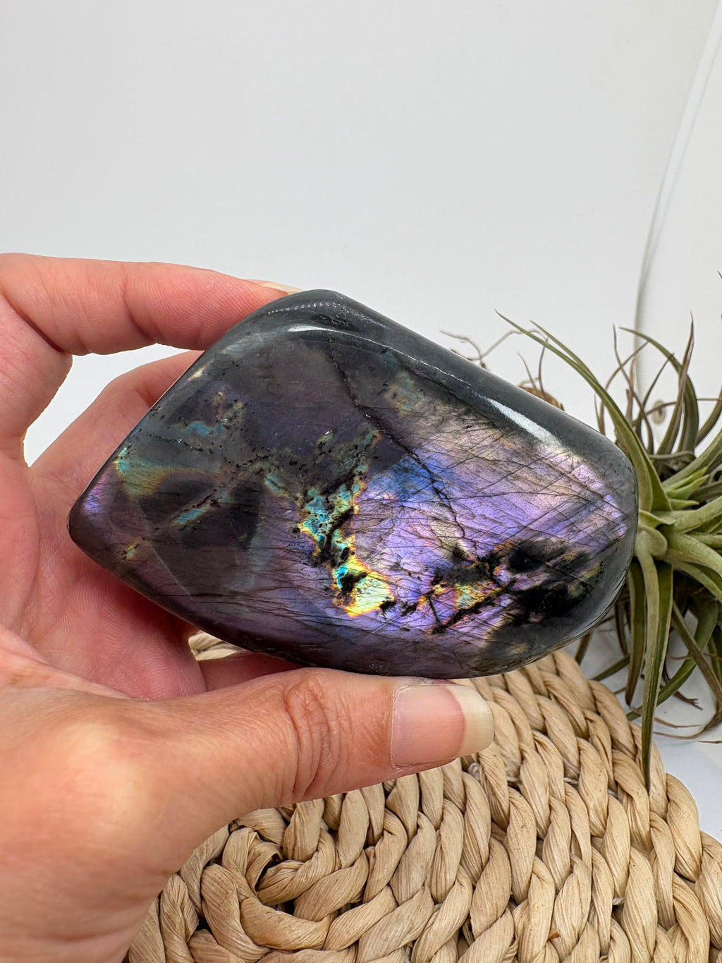 Labradorita morada de Madagascar