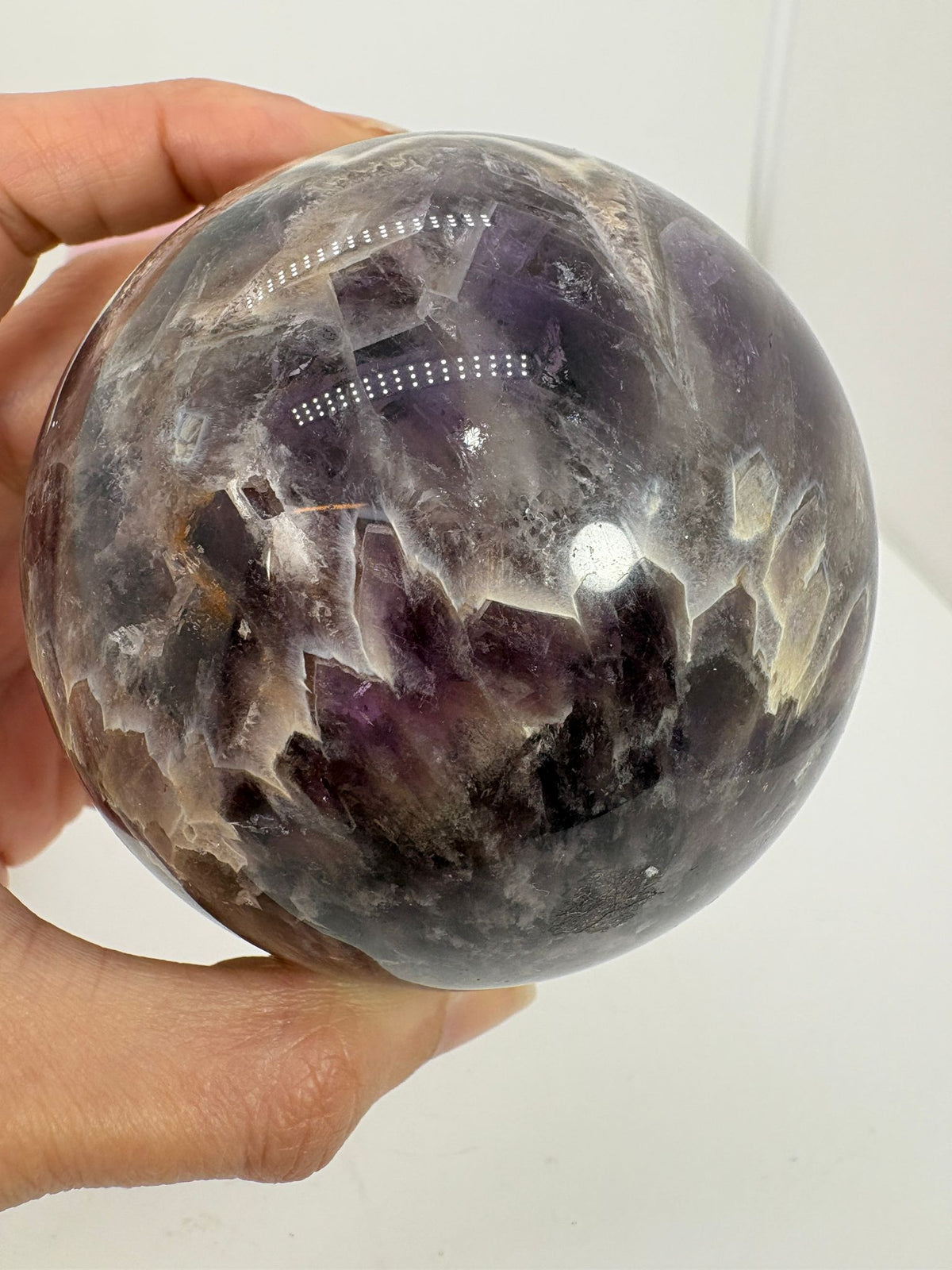 Esfera de amatista africana enhidro